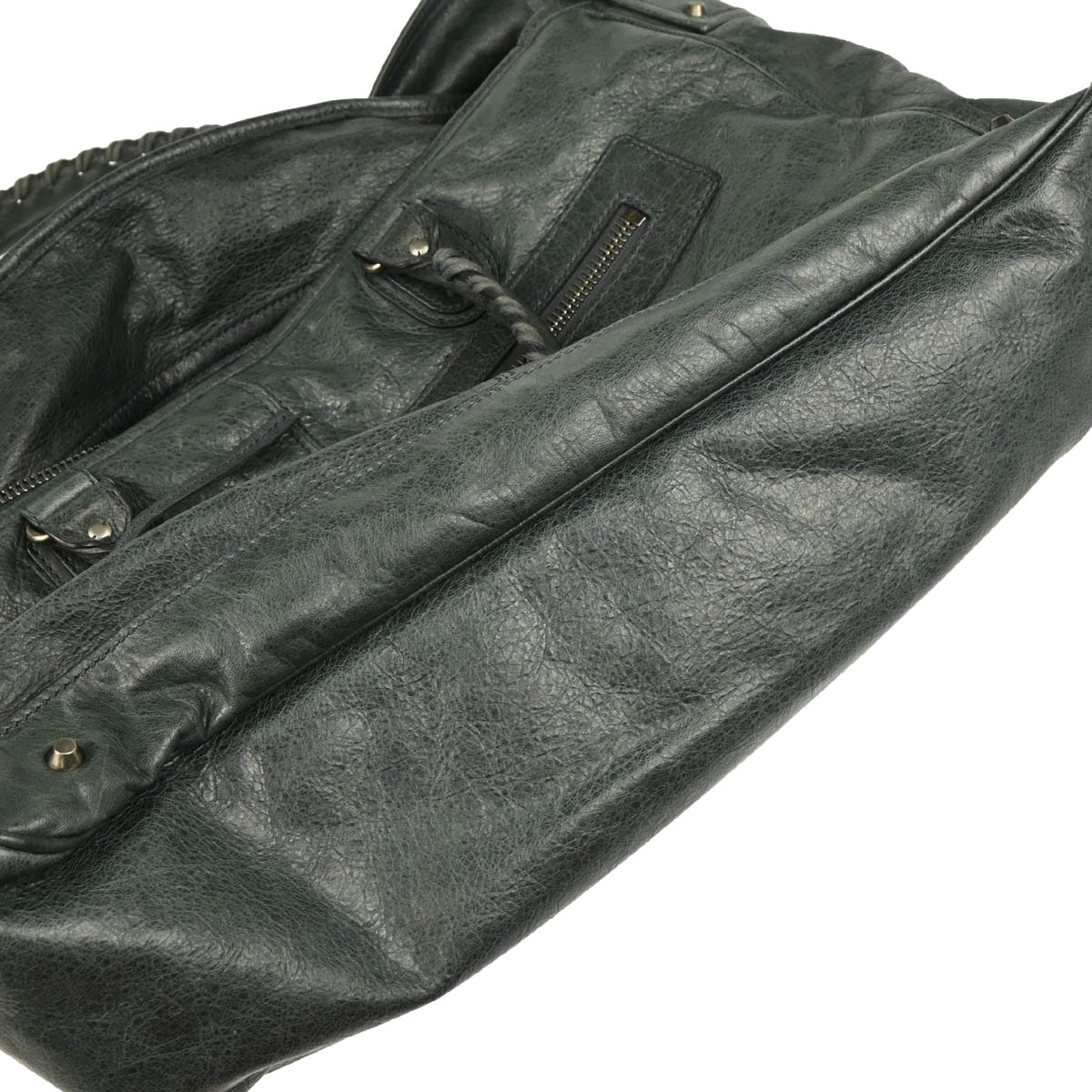 Balenciaga Green Classic Bridge Shoulder Bag Handbag