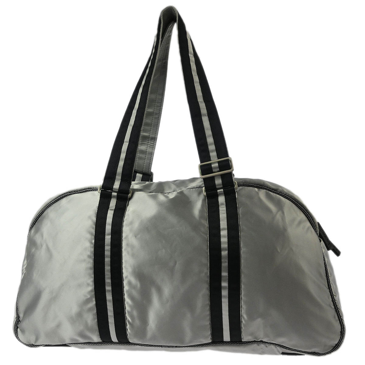 Chanel 2005-2006 Gray Nylon Sport Line Gym Bag