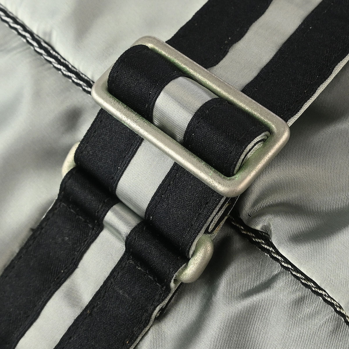 Chanel 2005-2006 Gray Nylon Sport Line Gym Bag