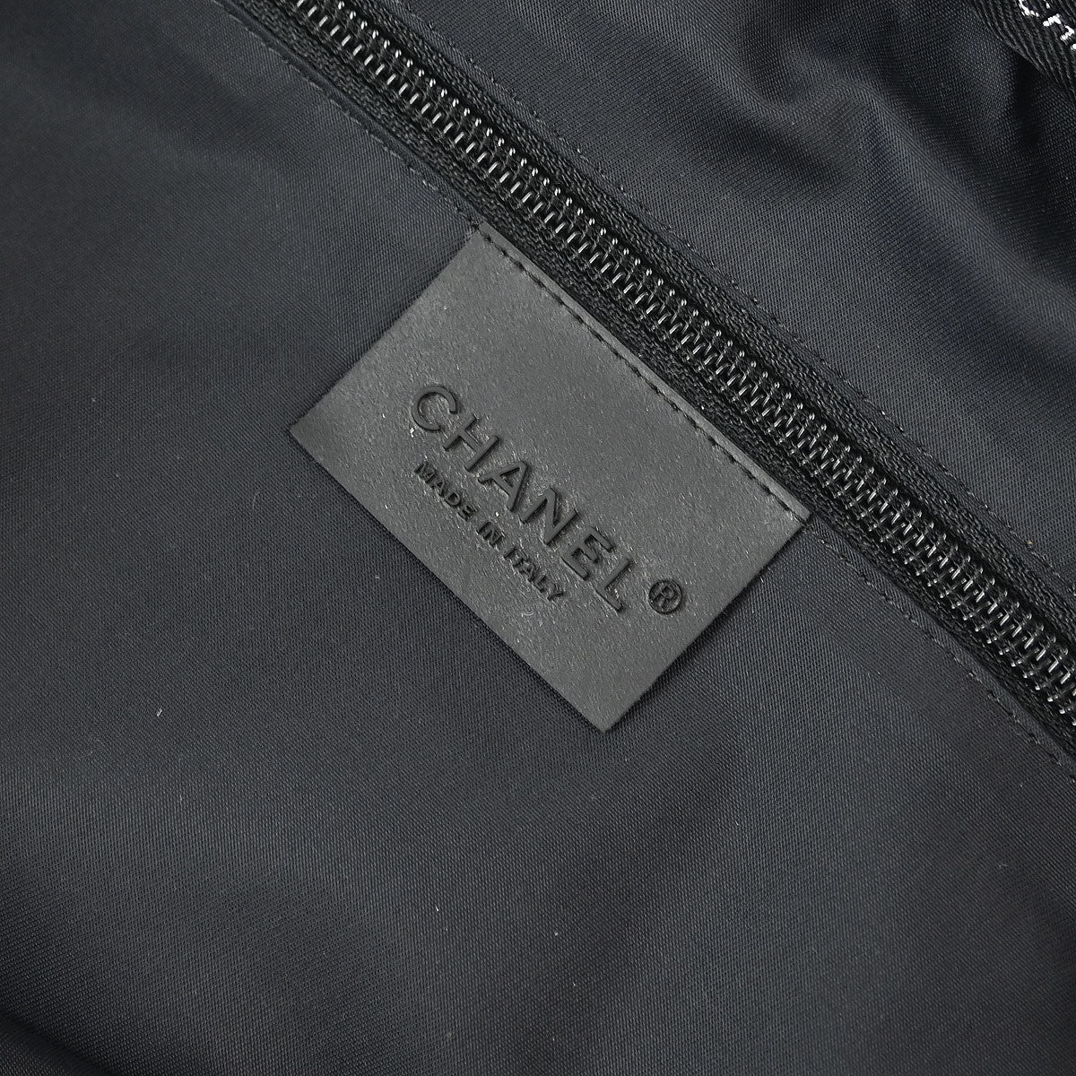 Chanel 2005-2006 Gray Nylon Sport Line Gym Bag