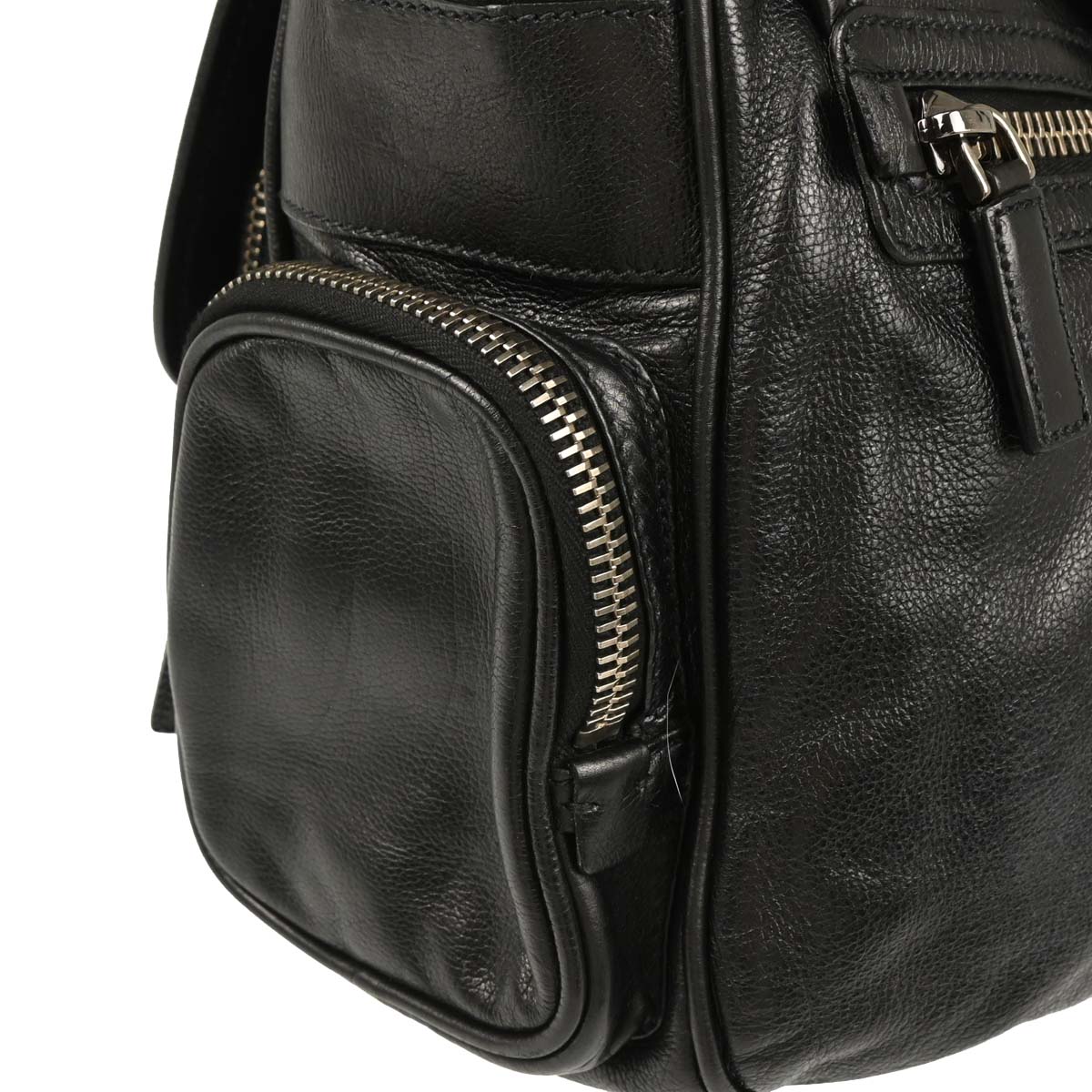 Prada Black Leather Shoulder Bag