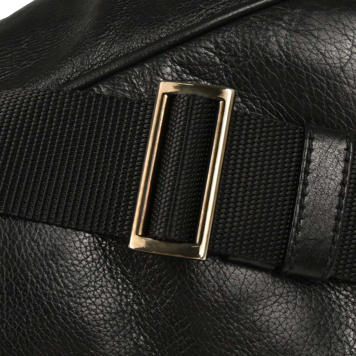 Prada Black Leather Shoulder Bag
