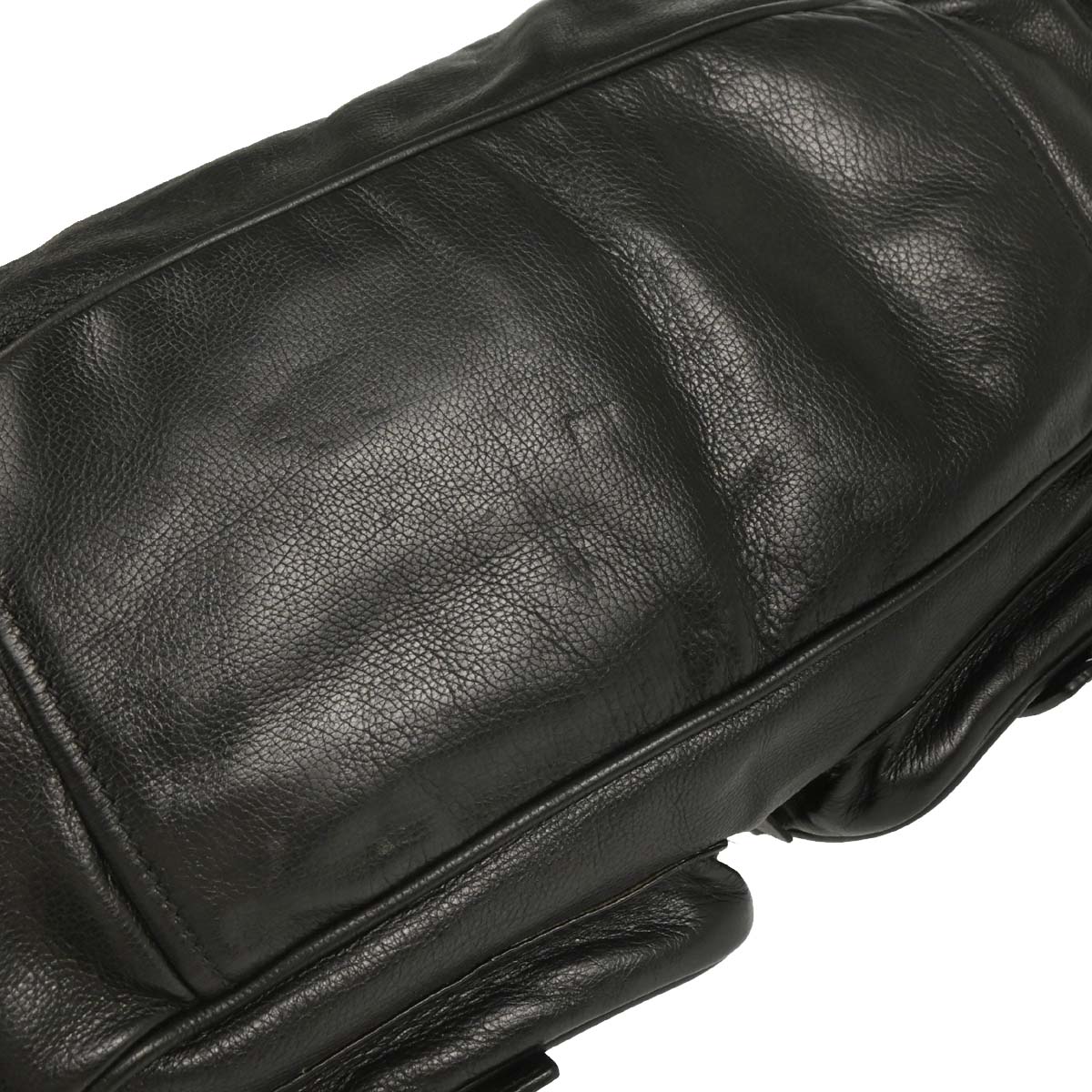Prada Black Leather Shoulder Bag