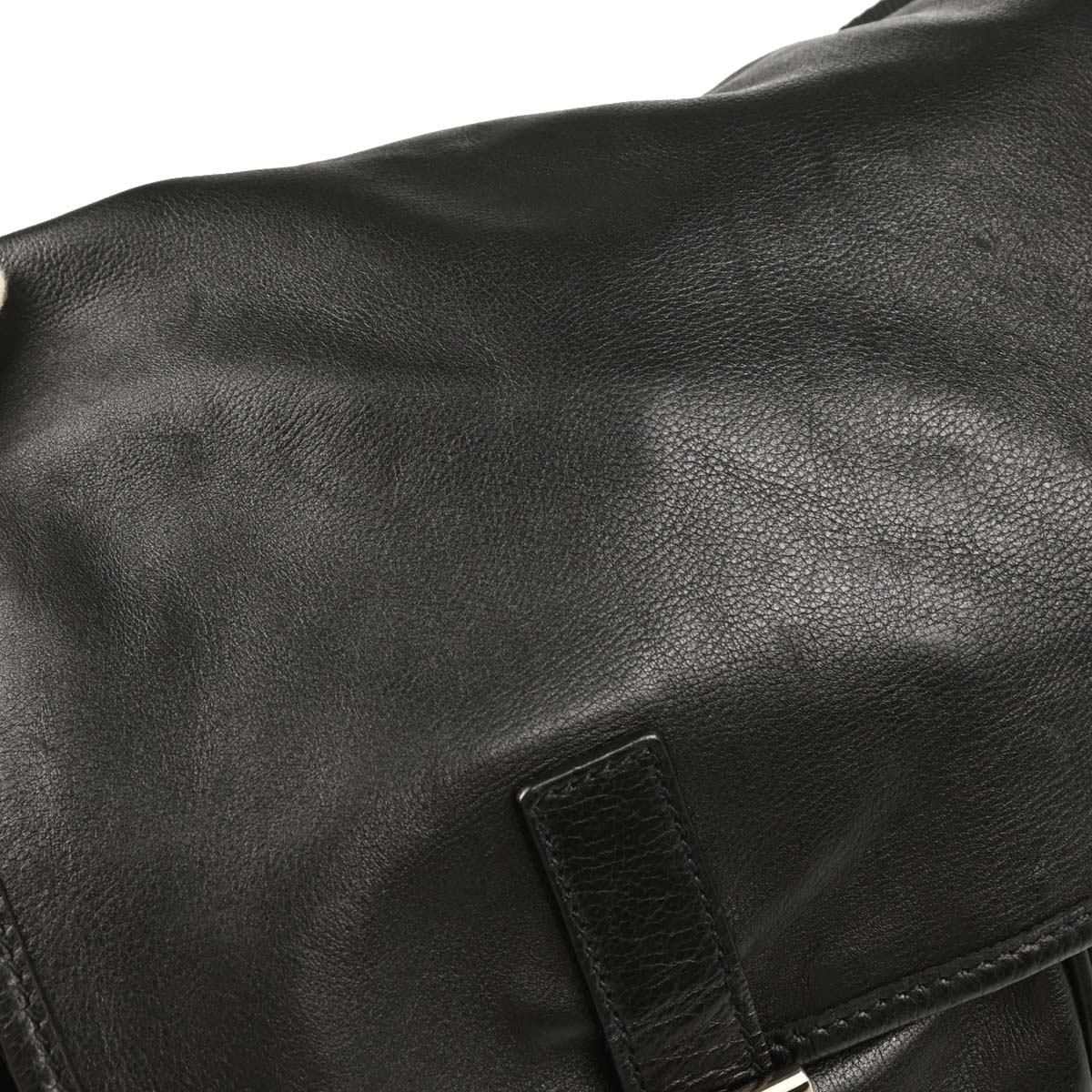 Prada Black Leather Shoulder Bag
