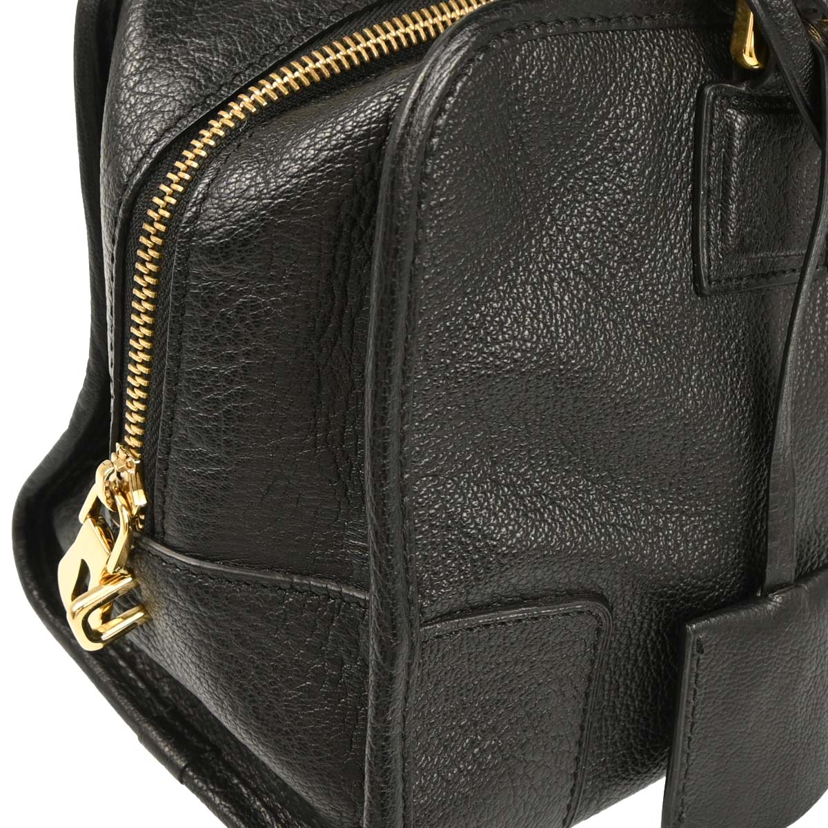 Loewe Black Leather Amazona 28 Handbag