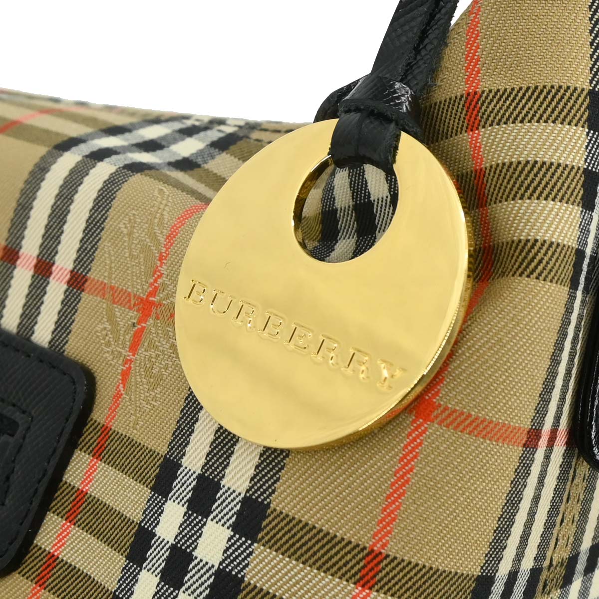 Burberry Beige House Check Tote Handbag