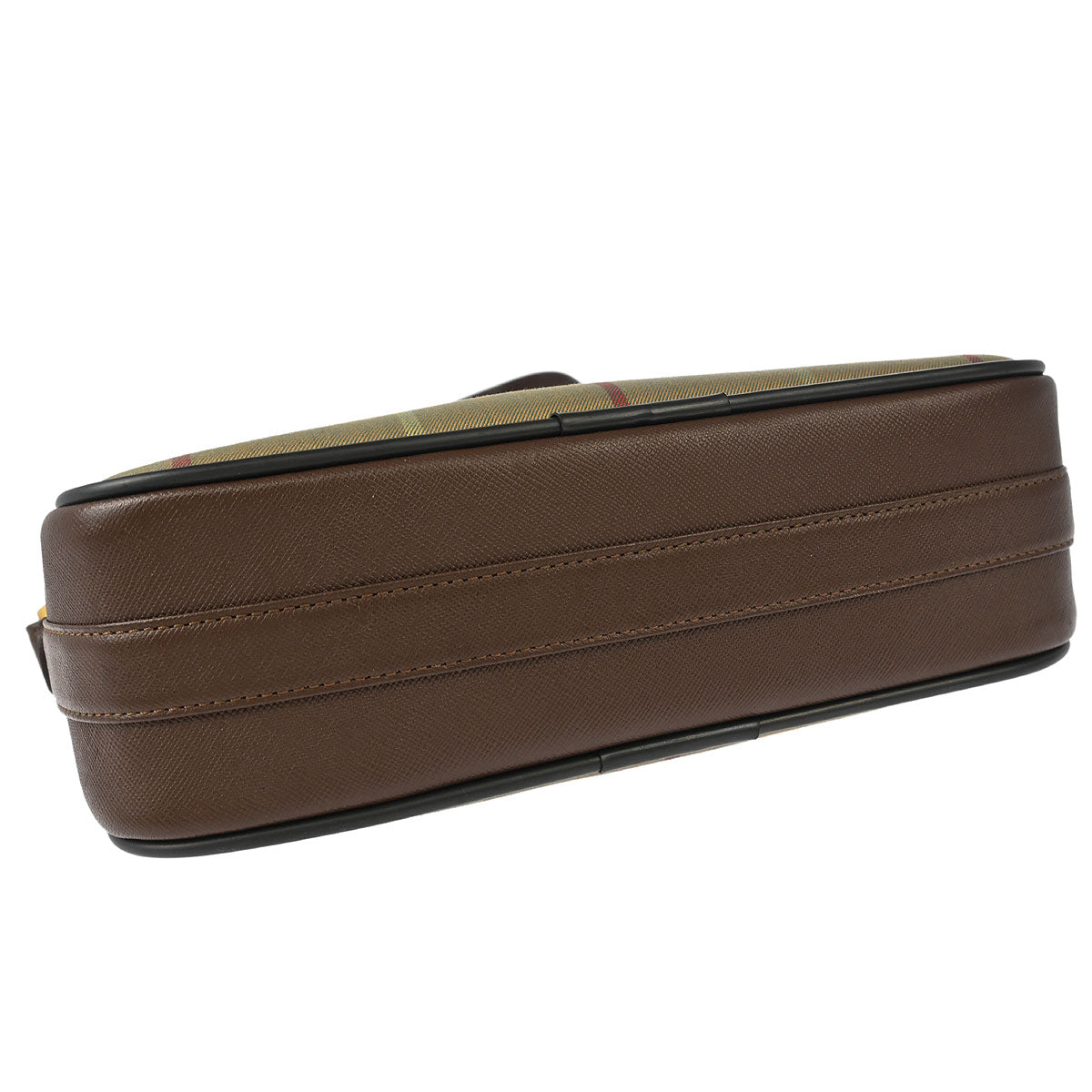 Burberrys Brown Check Shoulder Bag