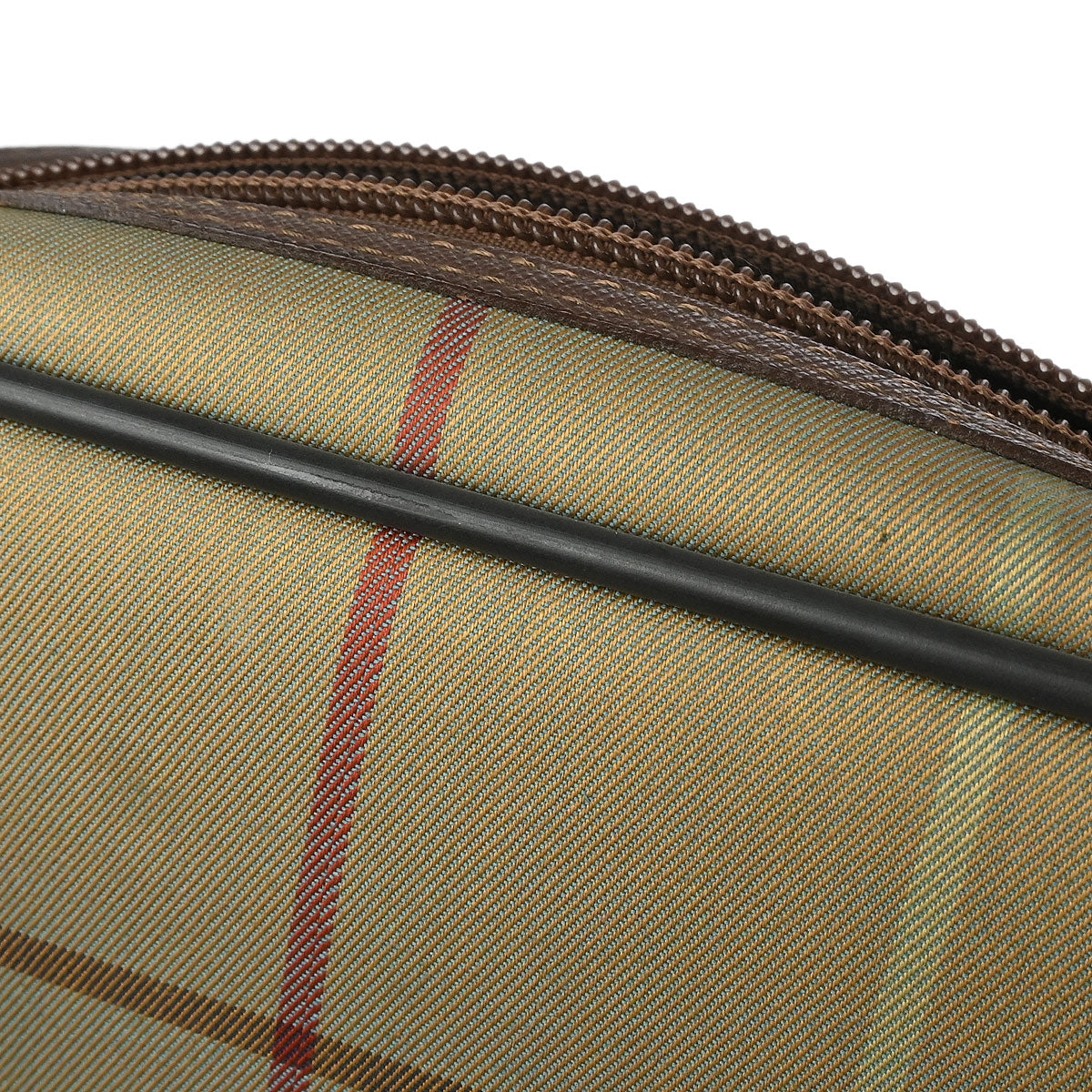 Burberrys Brown Check Shoulder Bag
