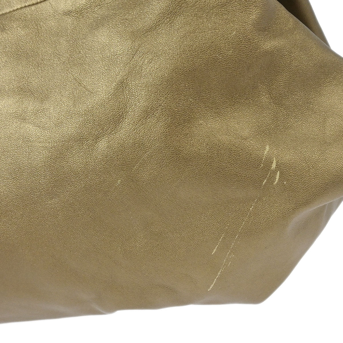 Loewe 2009 Gold Lambskin Nappa Aire Tote Bag