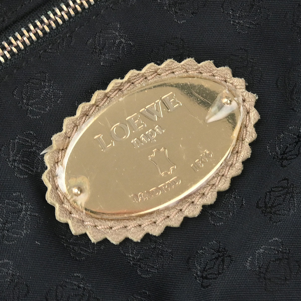 Loewe 2009 Gold Lambskin Nappa Aire Tote Bag