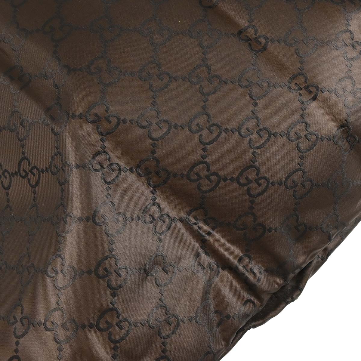 Gucci Brown Nylon GG Hobo Handbag