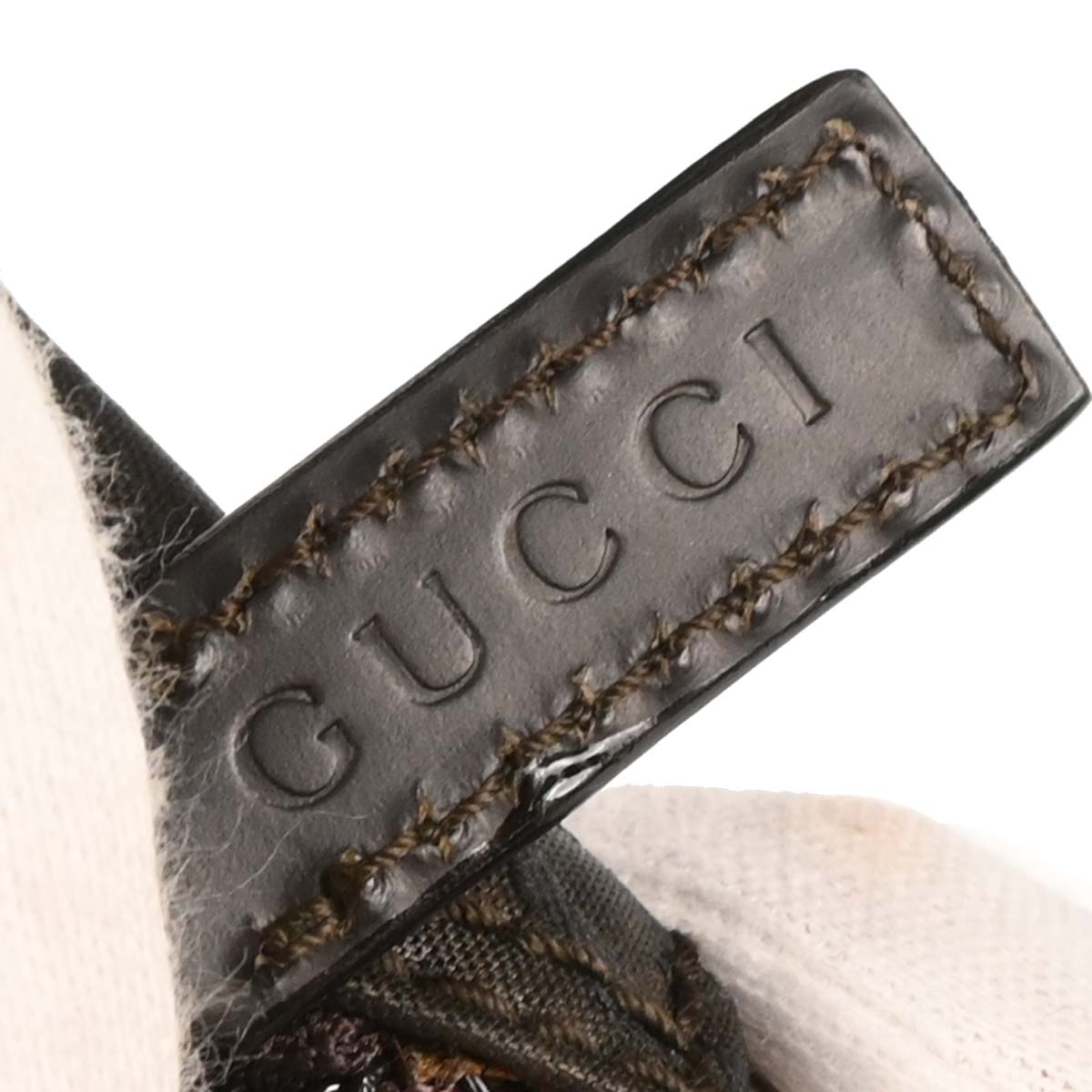 Gucci Brown Nylon GG Hobo Handbag