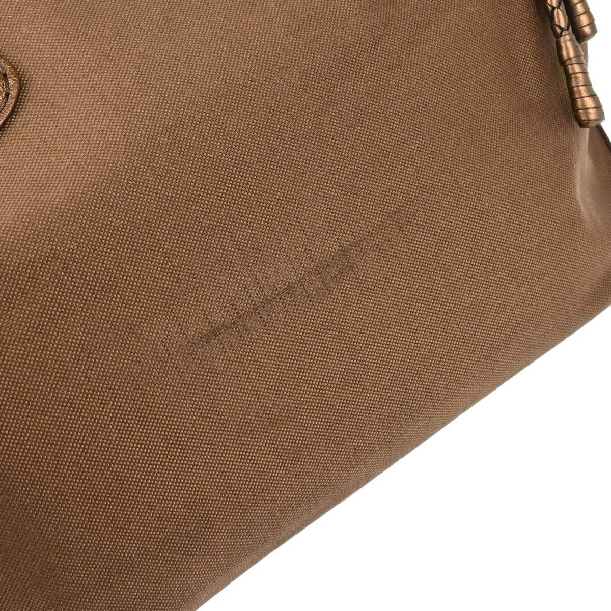 Celine Brown Canvas Tote Handbag