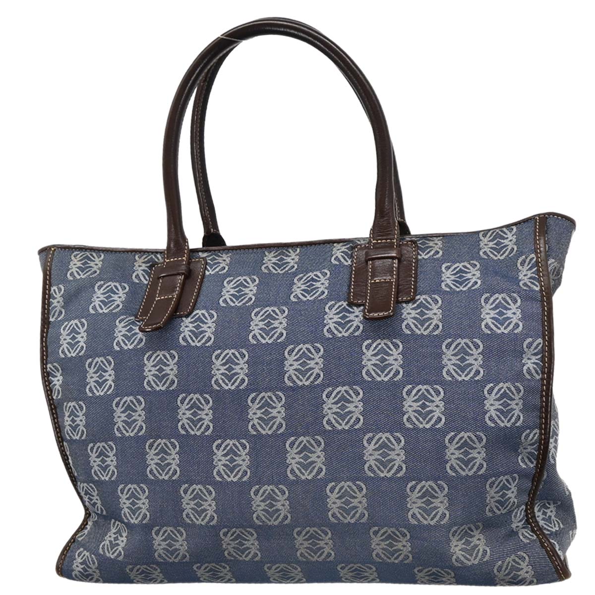 Loewe 2003 Indigo Denim Tote Handbag