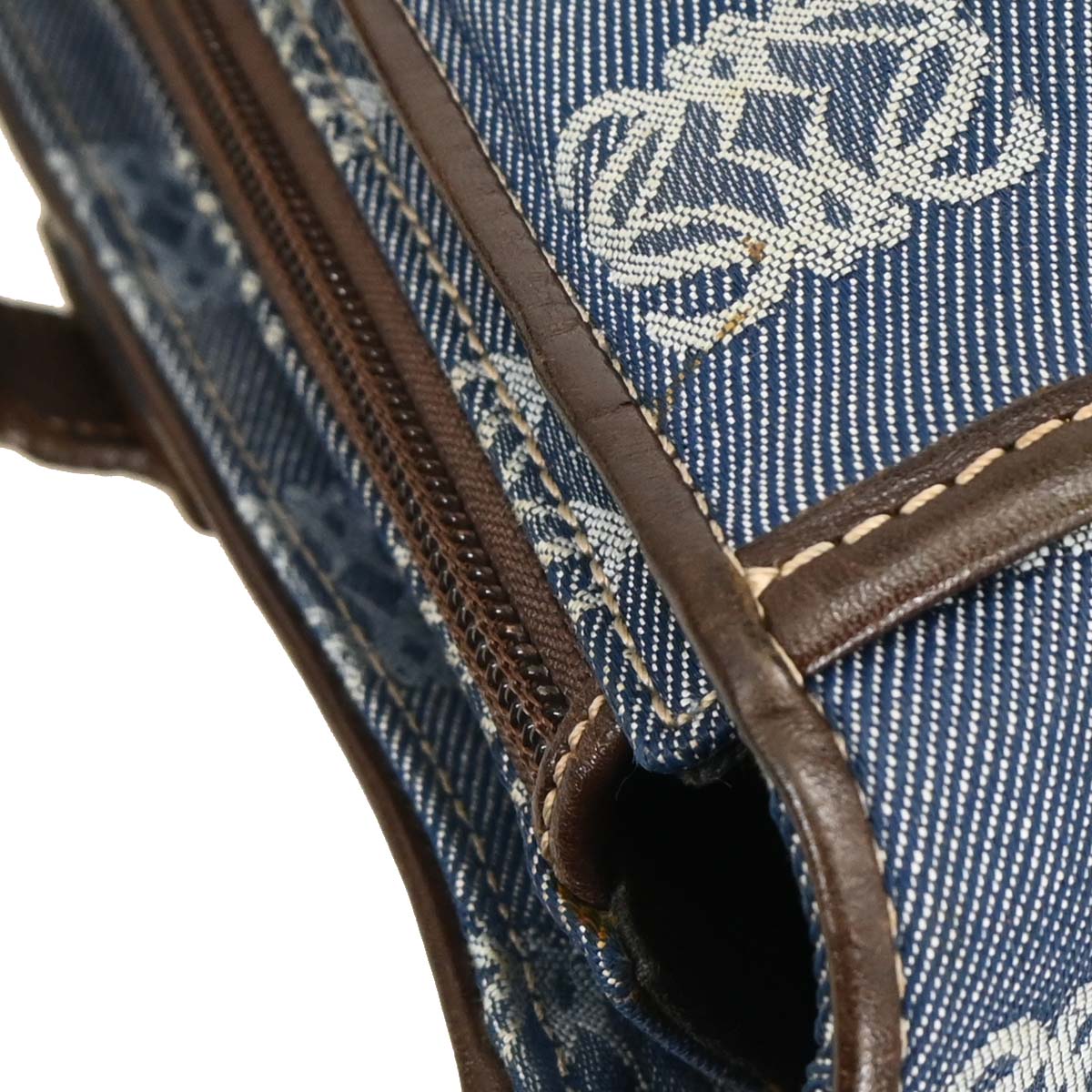 Loewe 2003 Indigo Denim Tote Handbag