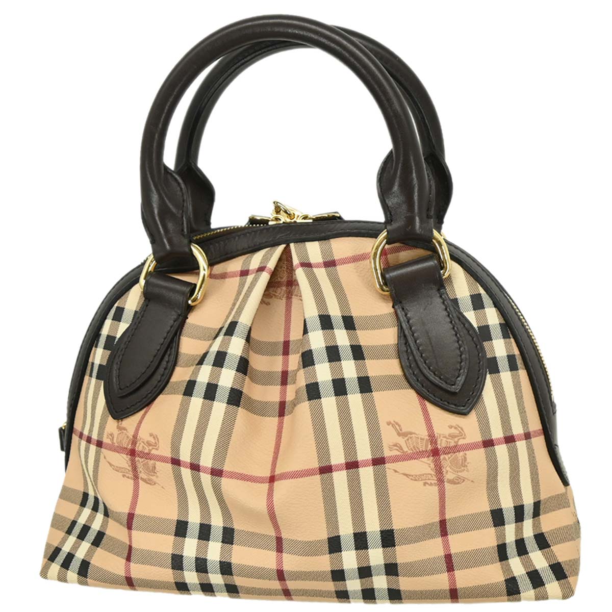Burberry Beige PVC House Check Handbag