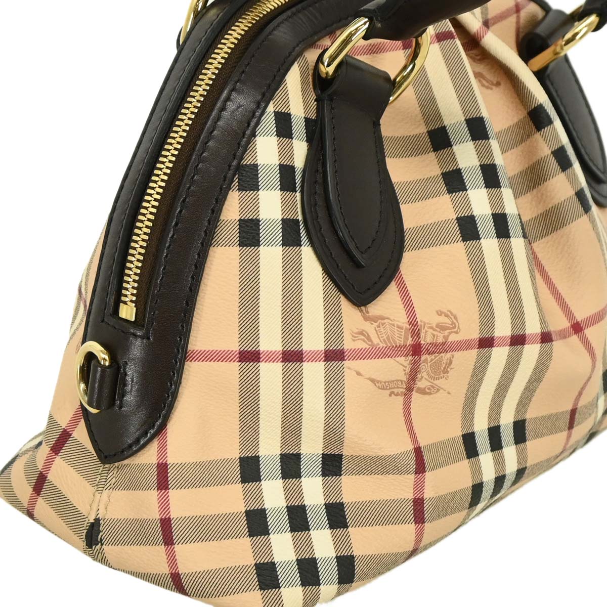 Burberry Beige PVC House Check Handbag