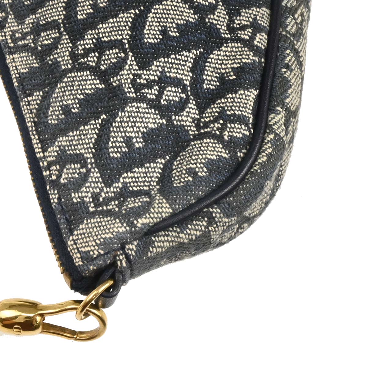 Christian Dior 2001 Navy Trotter Saddle Handbag