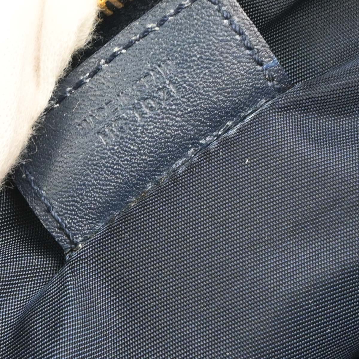 Christian Dior 2001 Navy Trotter Saddle Handbag