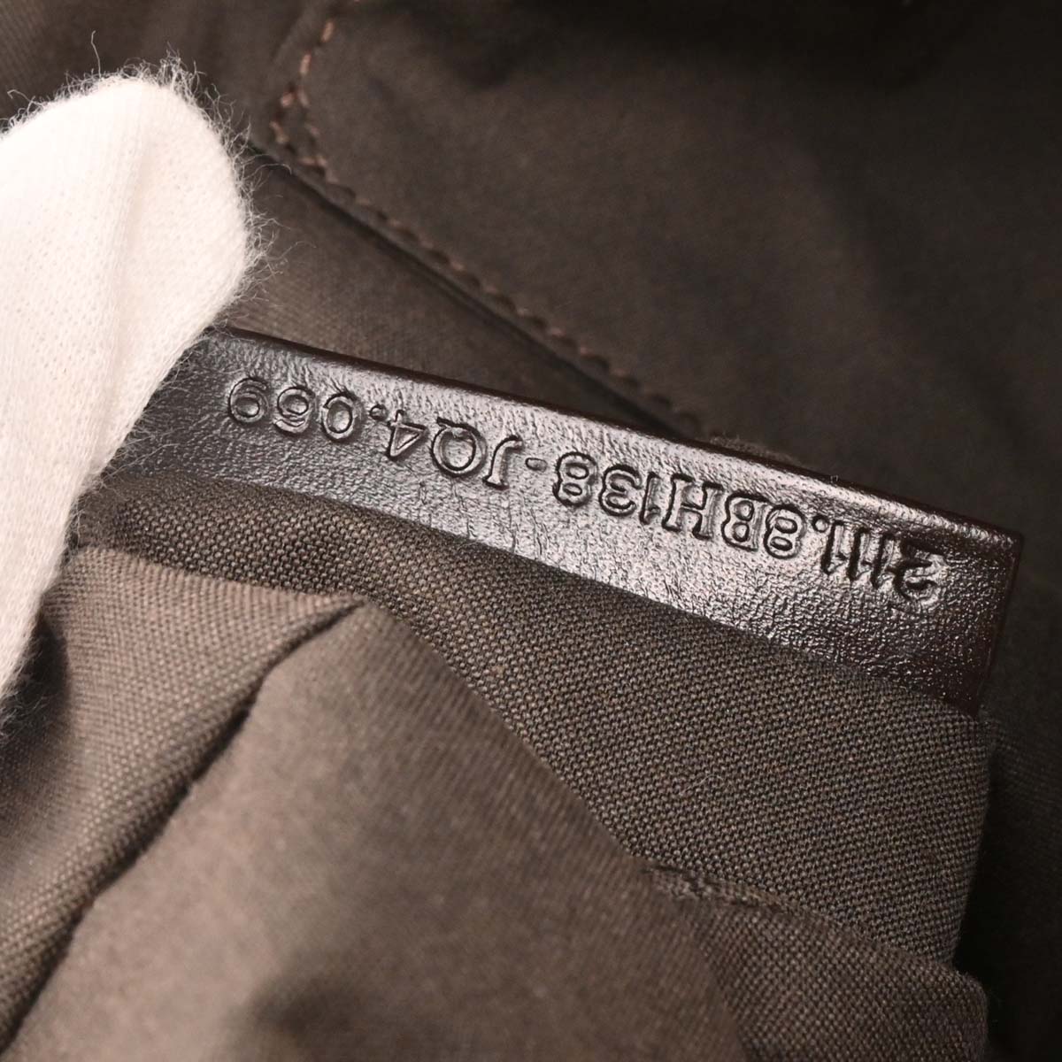 Fendi Brown Canvas Zucchino Tote Handbag
