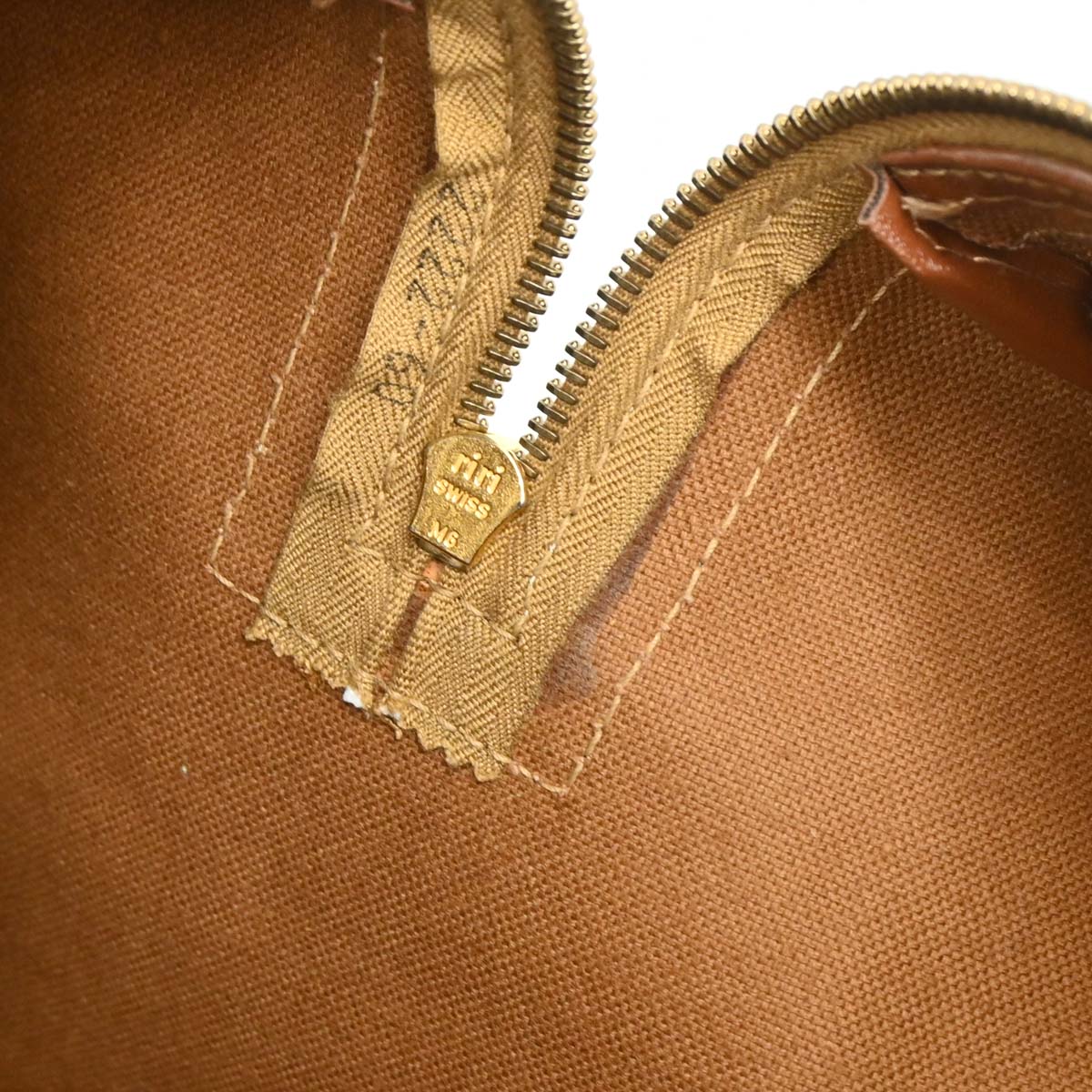 Celine Brown Macadam Duffle Handbag