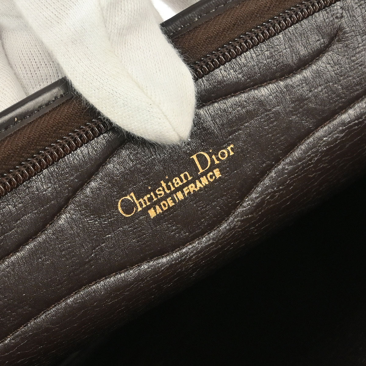 Christian Dior Brown Trotter Handbag