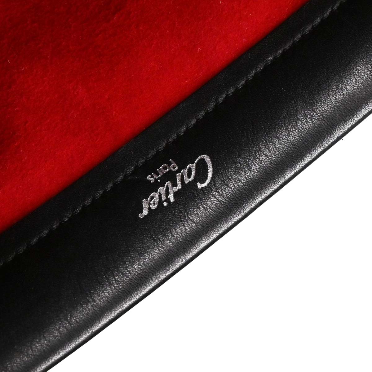 Cartier Black Leather Trinity Handbag