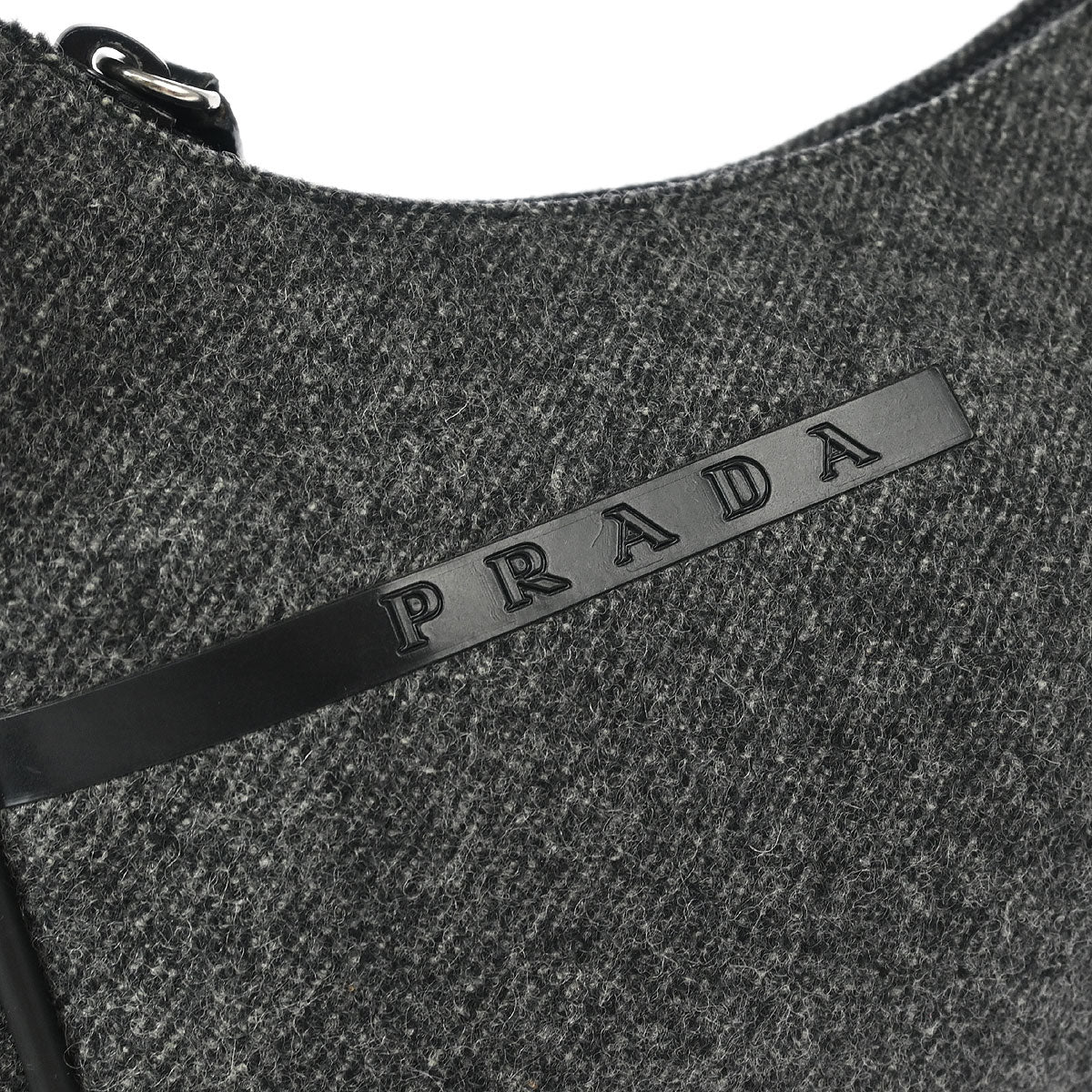 Prada Sport Gray Wool Handbag