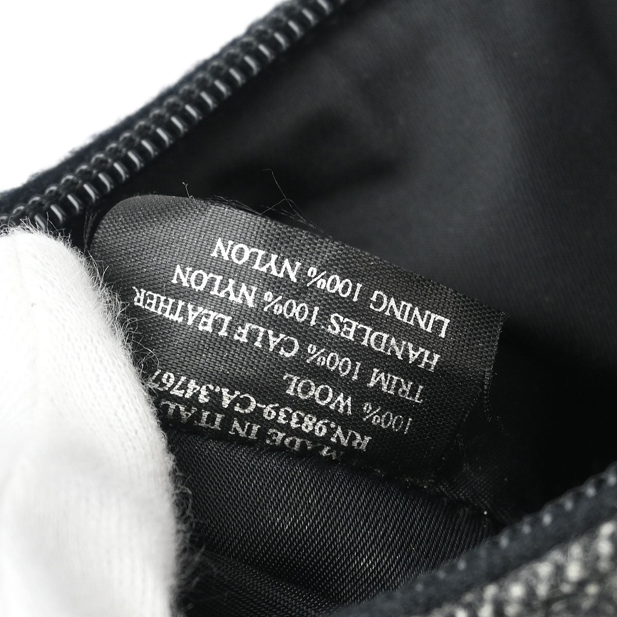 Prada Sport Gray Wool Handbag