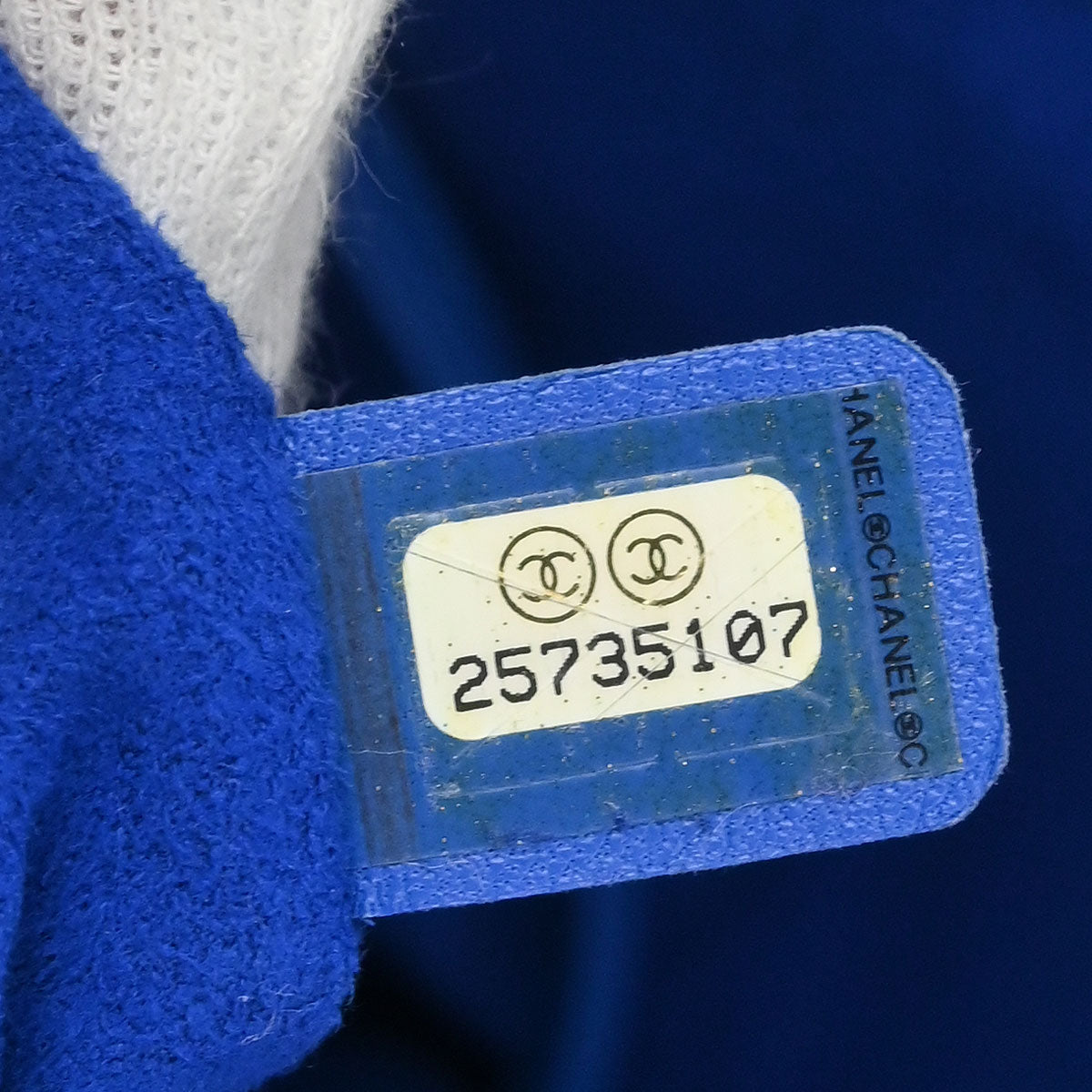 Chanel 2018 Light Blue Navy Satin XXL Quilted Printed Shoulder Bag