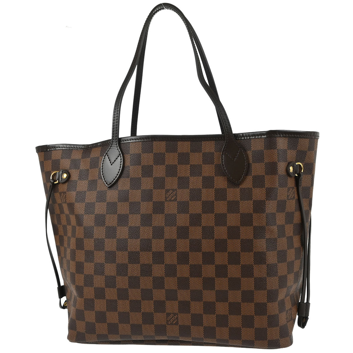 Louis Vuitton 2009 Damier Neverfull MM Shoulder Tote Bag N51105