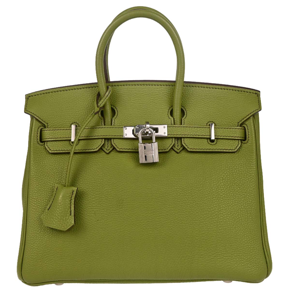 Hermes 2006 Anis Green Togo Birkin 25 Handbag
