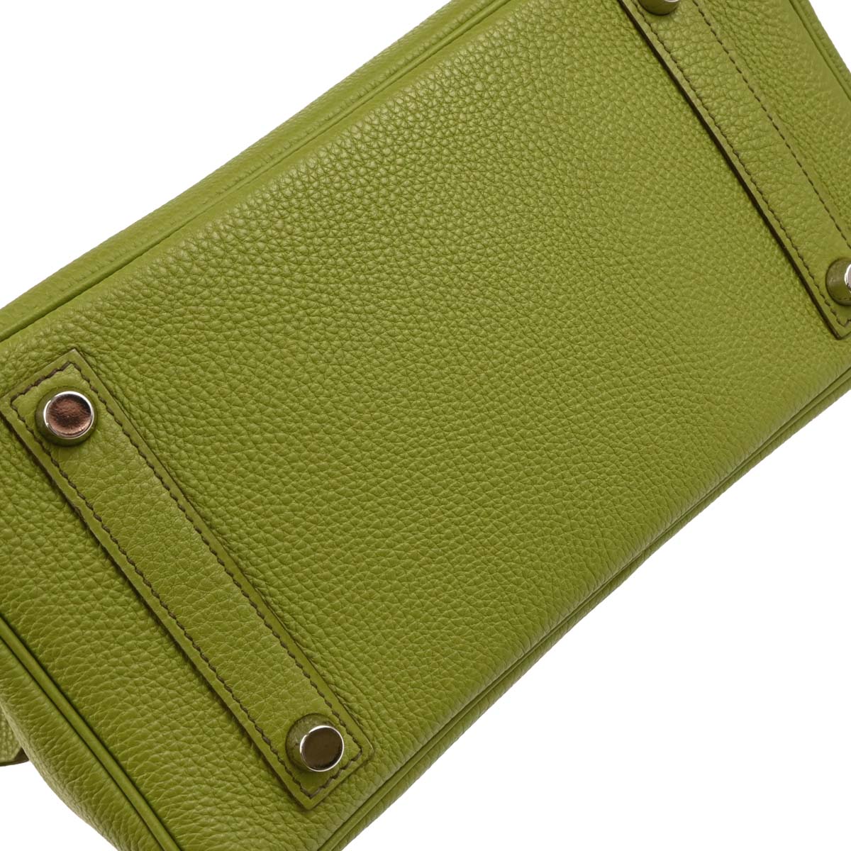 Hermes 2006 Anis Green Togo Birkin 25 Handbag