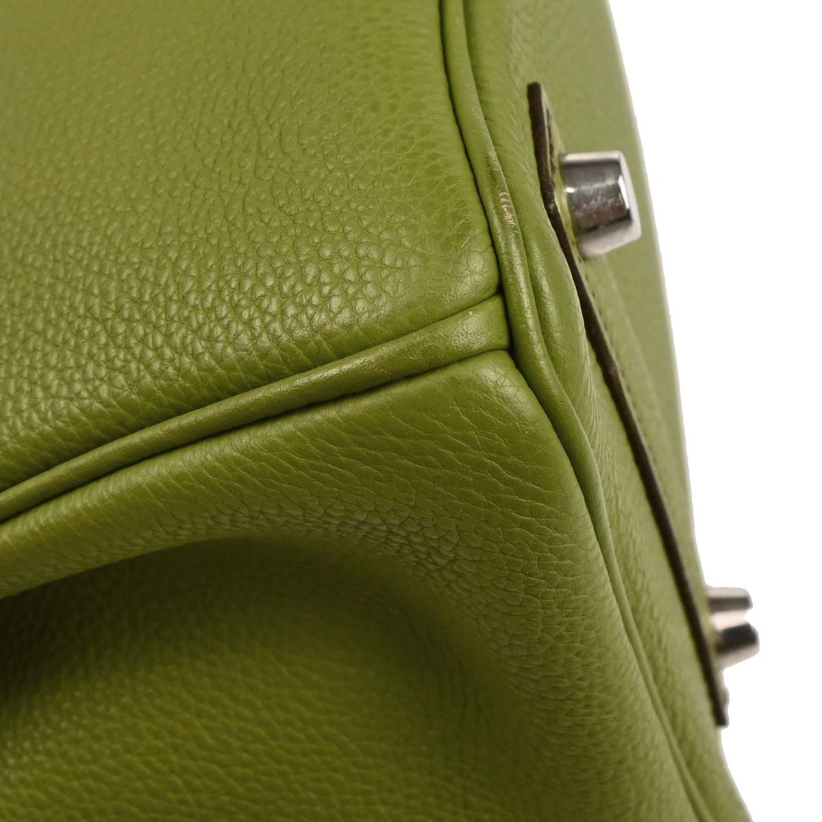 Hermes 2006 Anis Green Togo Birkin 25 Handbag