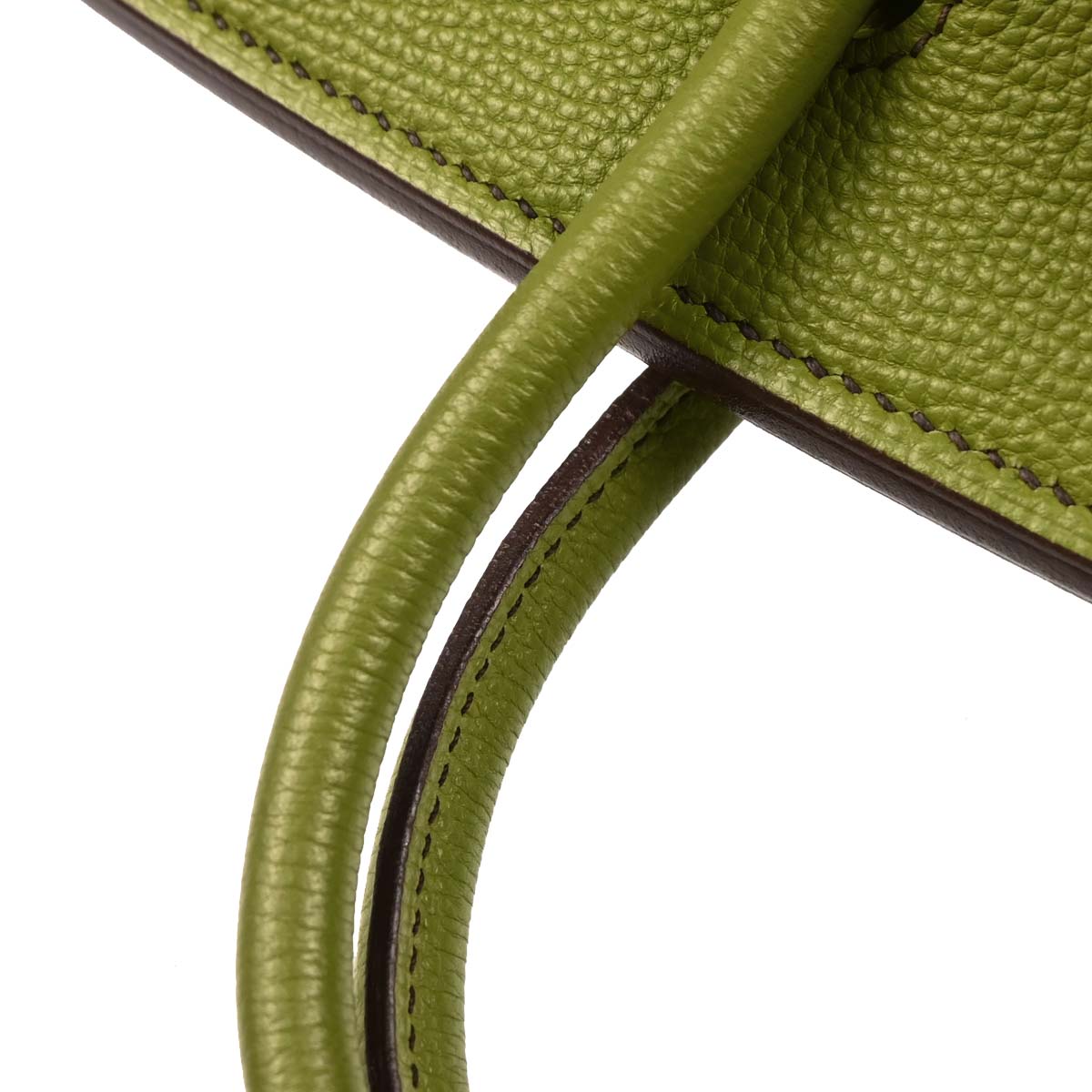 Hermes 2006 Anis Green Togo Birkin 25 Handbag