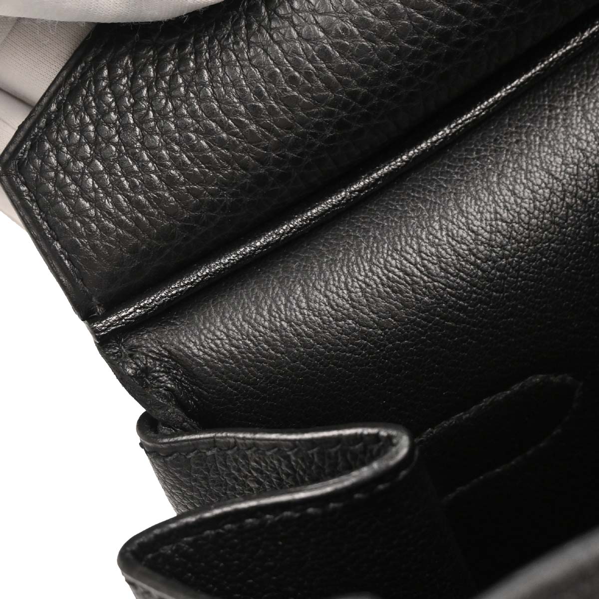 Hermes 2006 Black Taurillon Clemence Birkin 40 Handbag