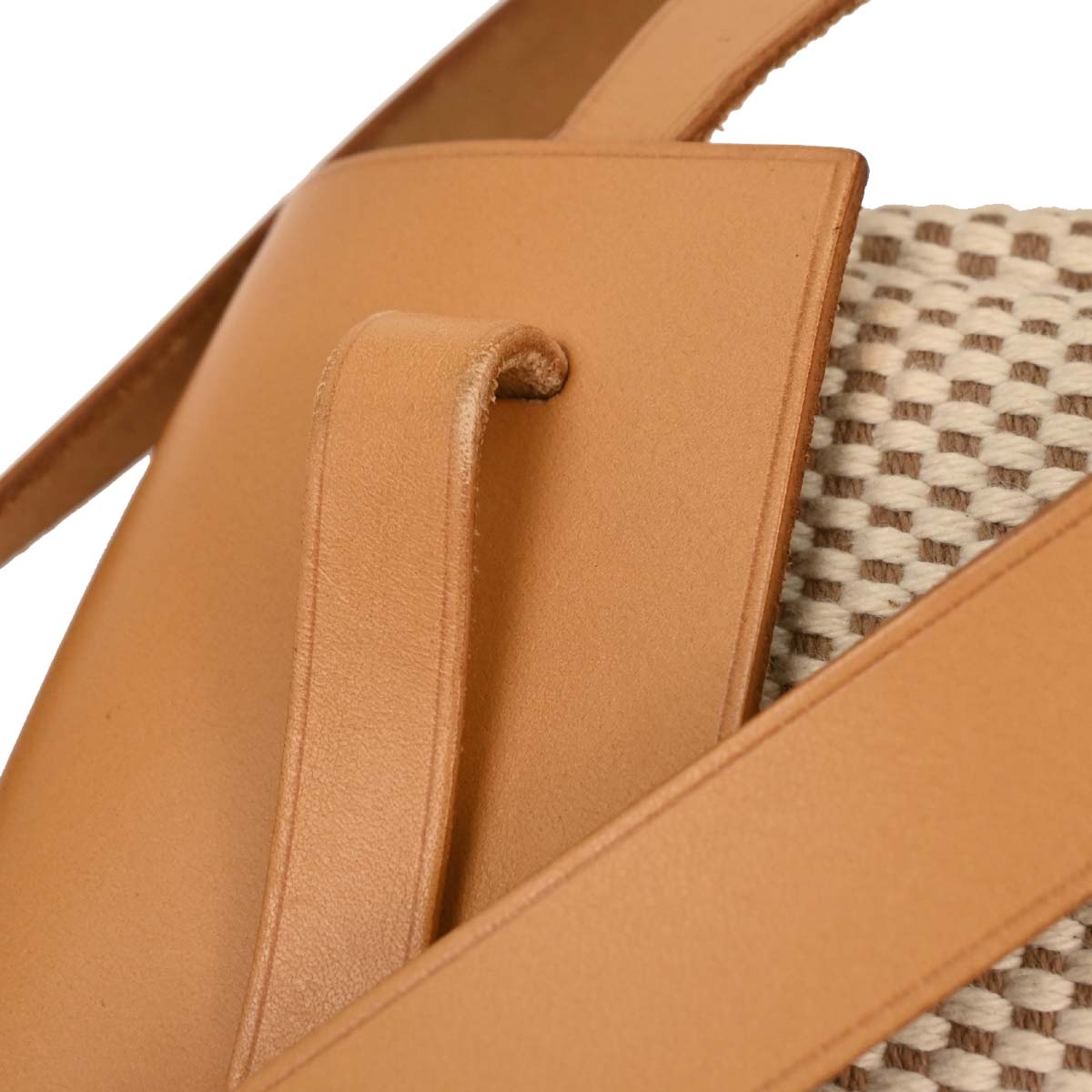 Hermes Beige Black Toile GM Officier Herbag TPM 2 in 1 Shoulder Bag