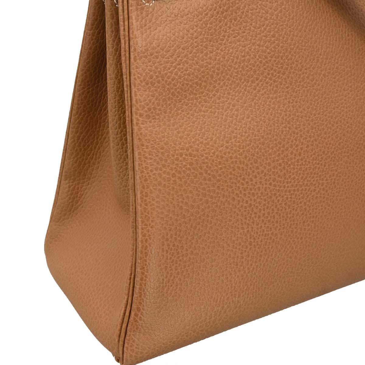 Hermes 1998 Natural Ardennes Kelly 35 Retourne 2way Shoulder Handbag