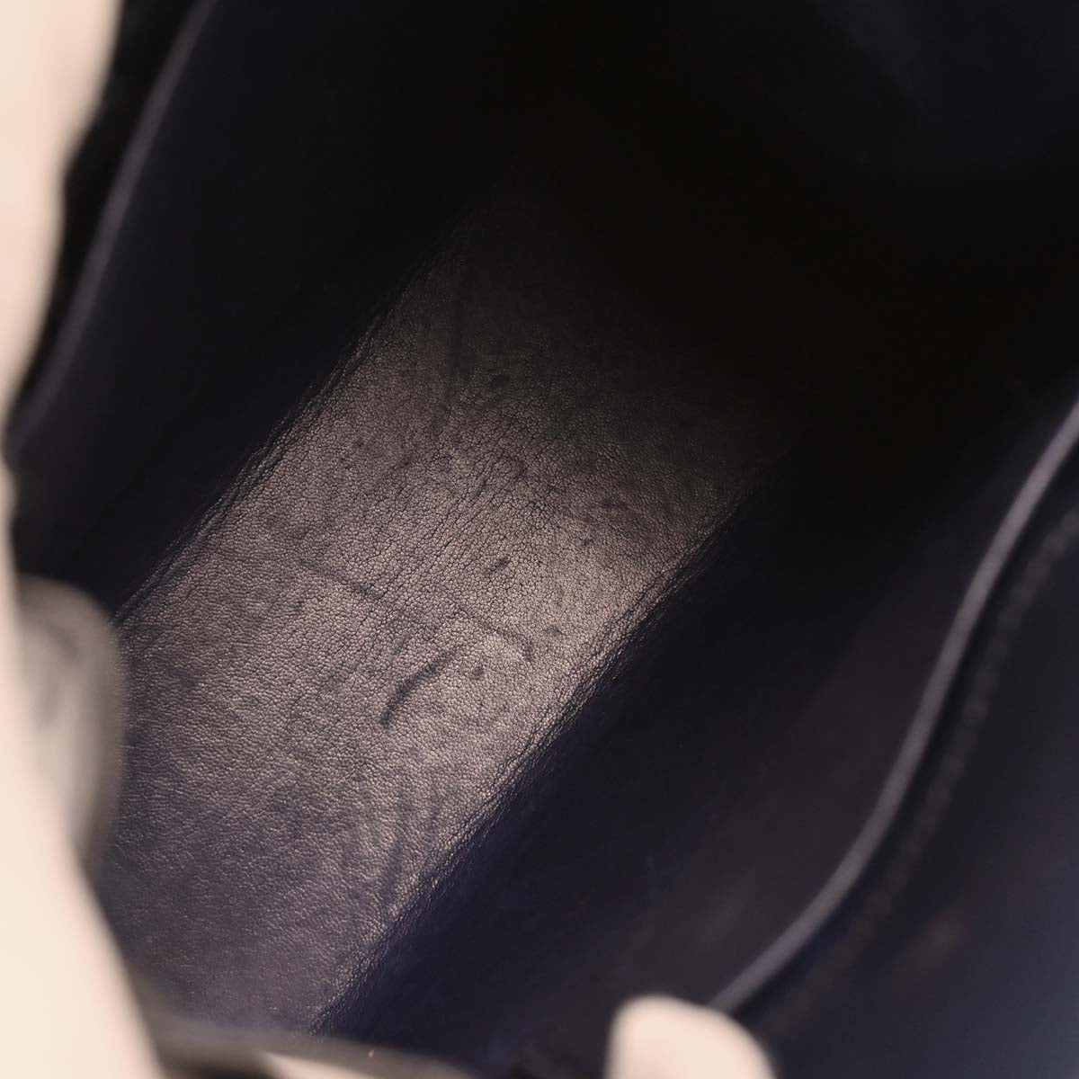 Hermes 1996 Blue Navy Box Calf Kelly Sport PM Shoulder Bag