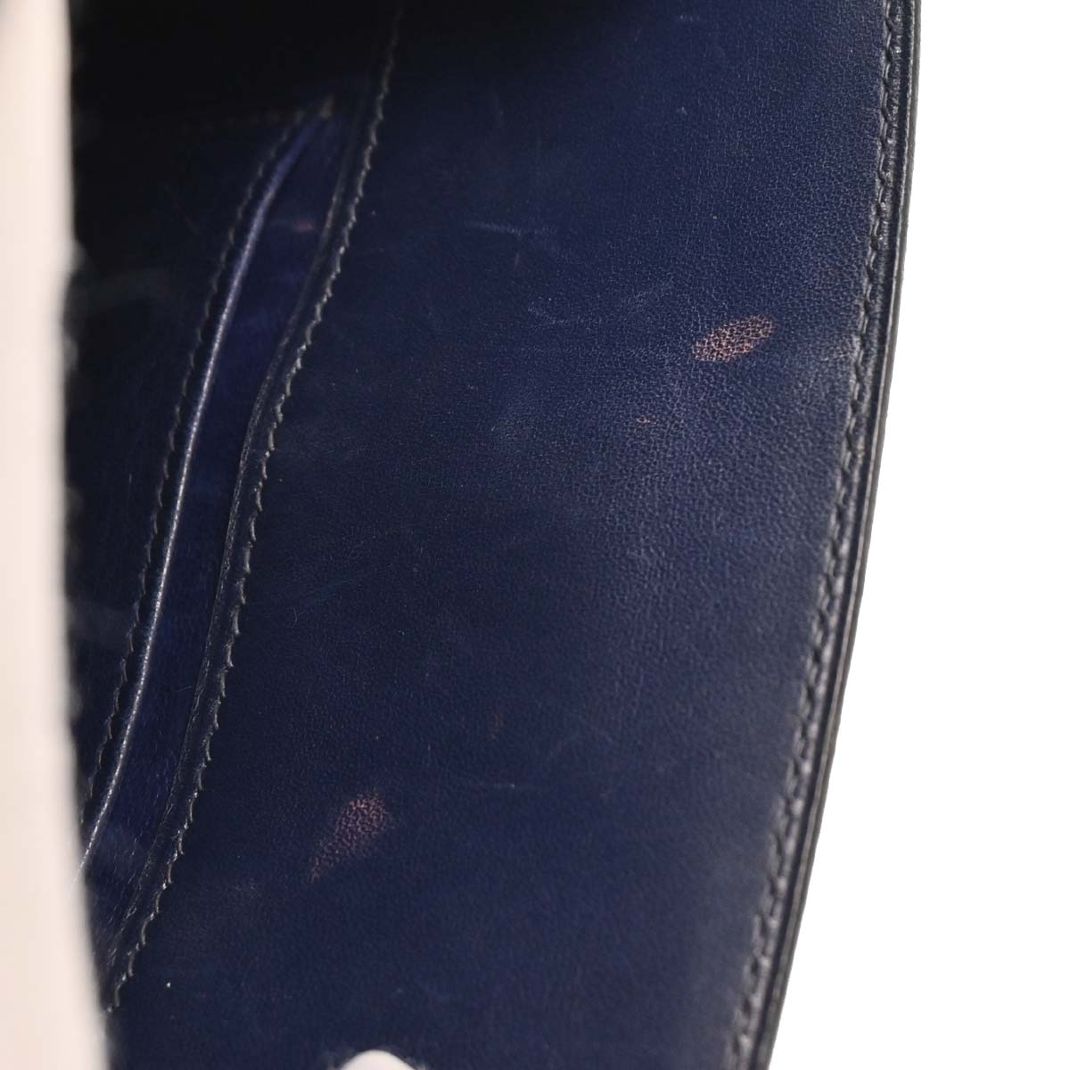 Hermes 1996 Blue Navy Box Calf Kelly Sport PM Shoulder Bag