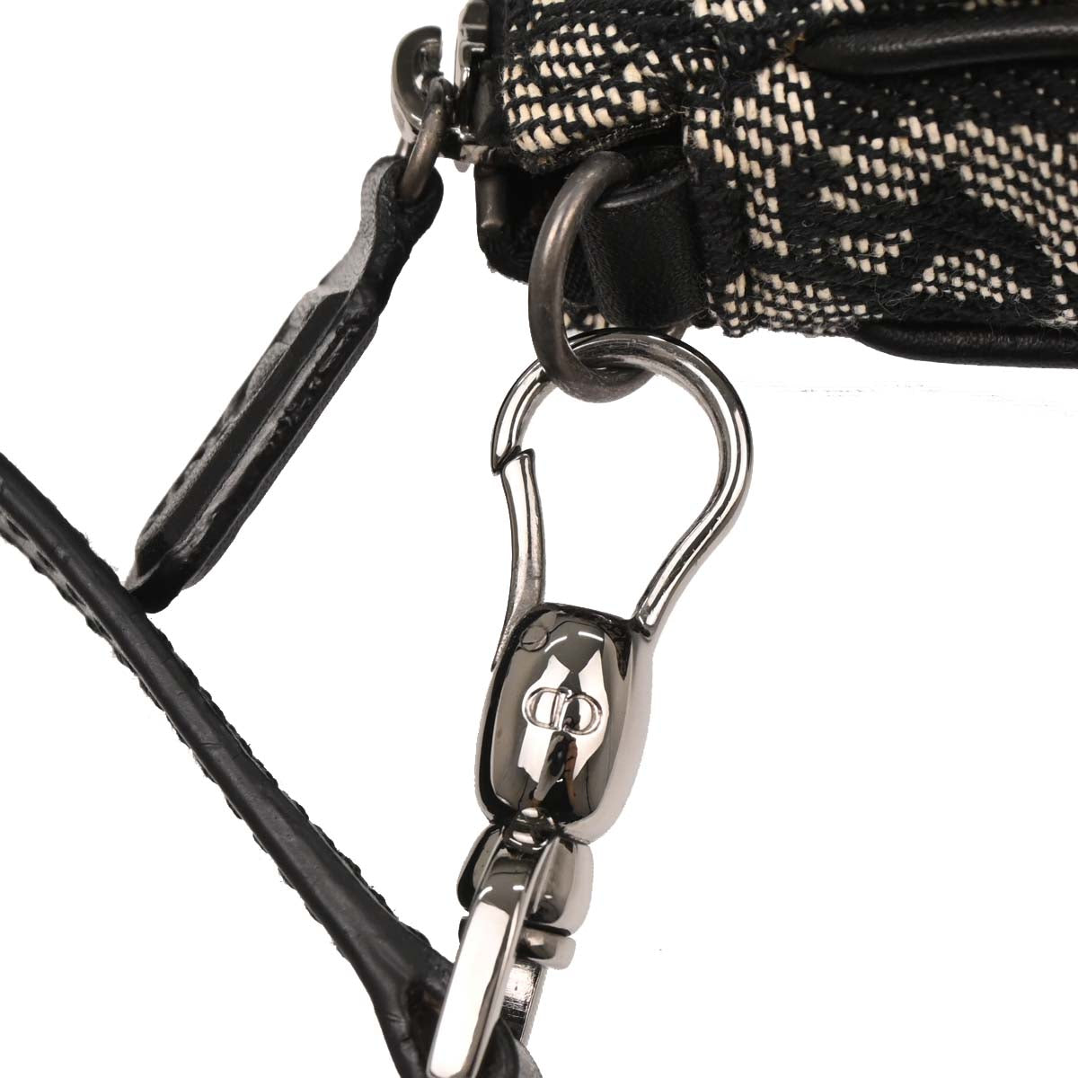 Christian Dior Black Trotter Saddle Handbag