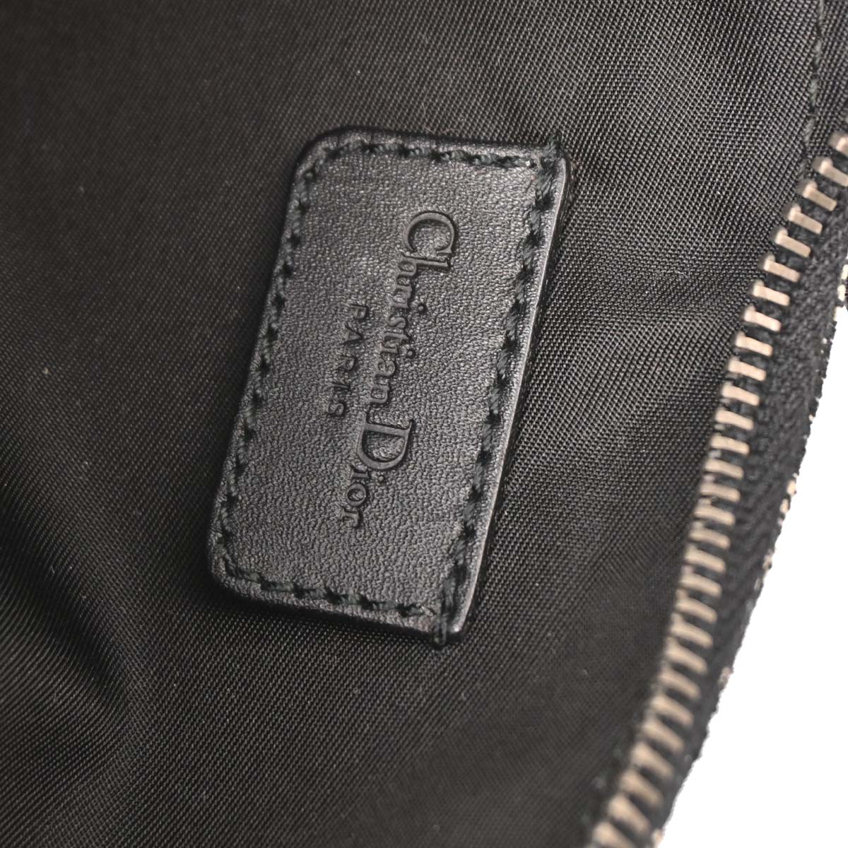 Christian Dior Black Trotter Saddle Handbag