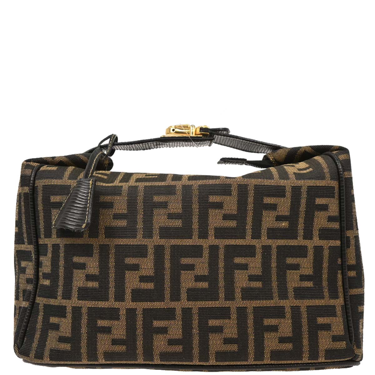 Fendi Brown Canvas Zucca Handbag