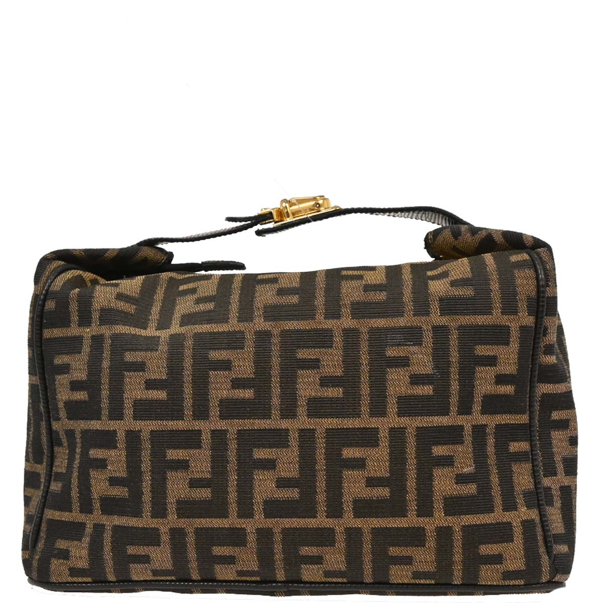 Fendi Brown Canvas Zucca Handbag