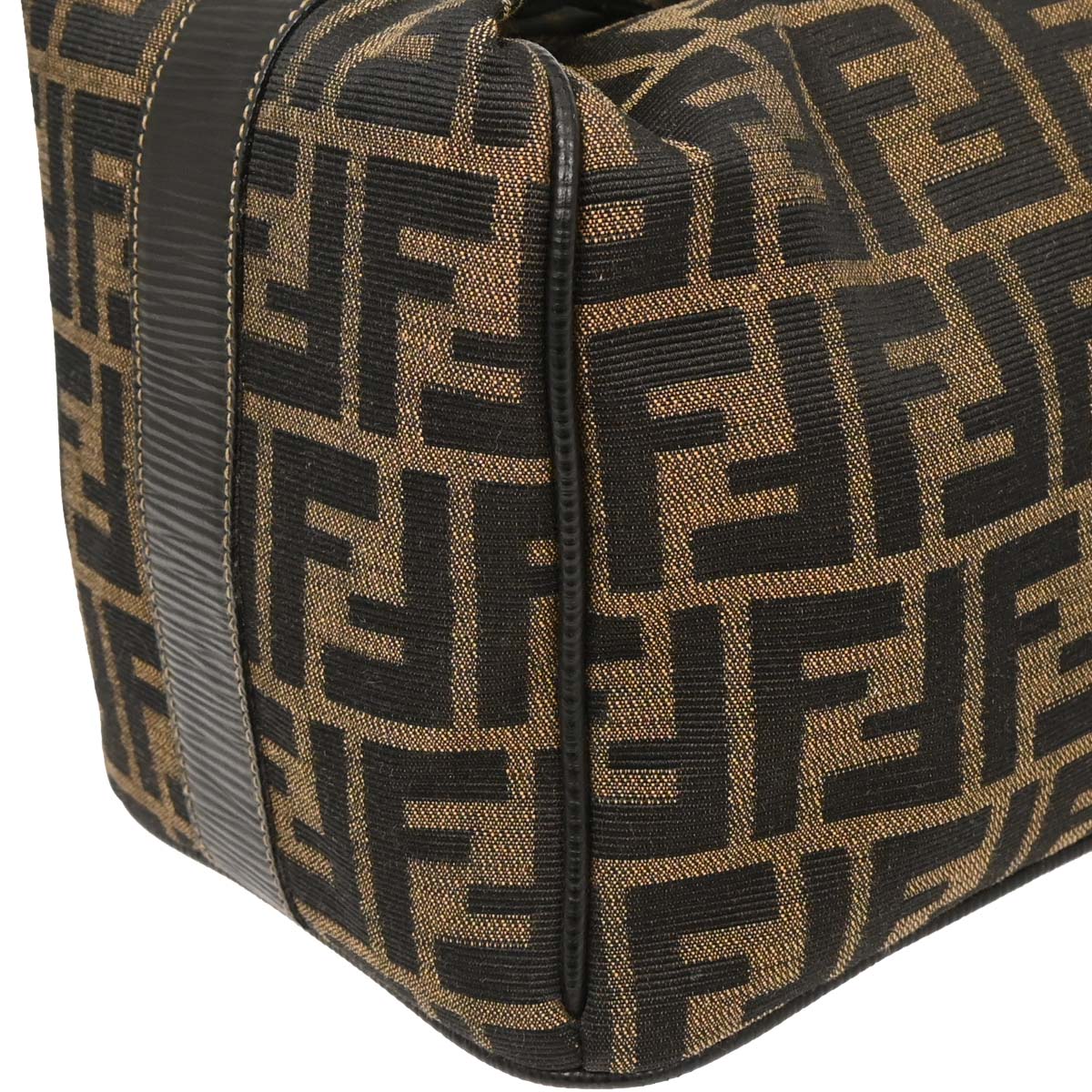 Fendi Brown Canvas Zucca Handbag