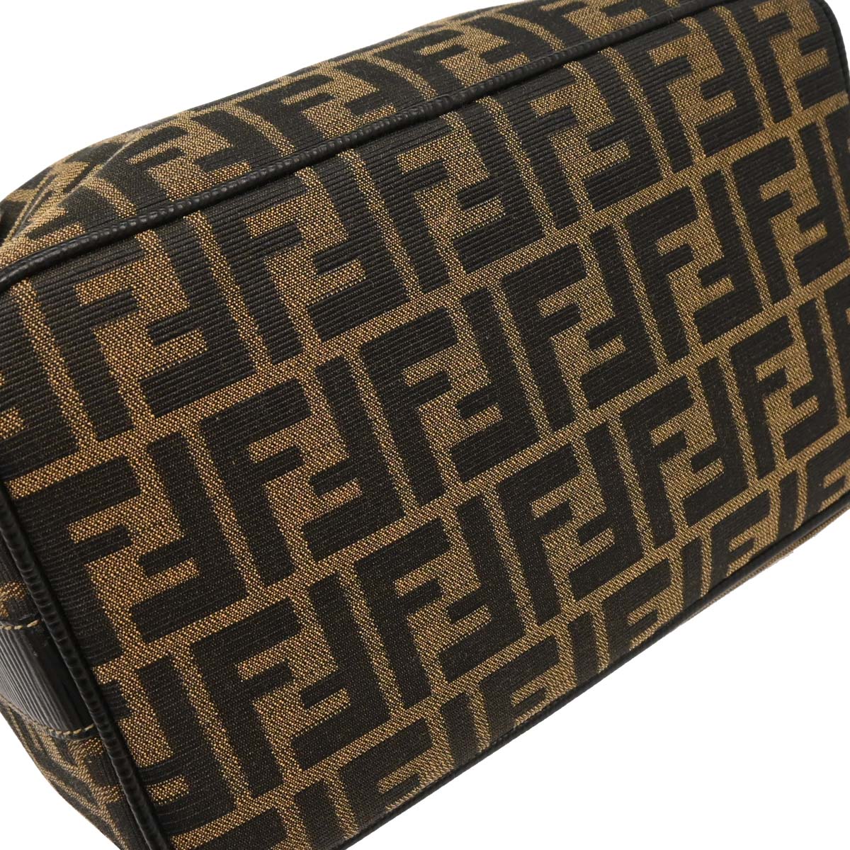 Fendi Brown Canvas Zucca Handbag