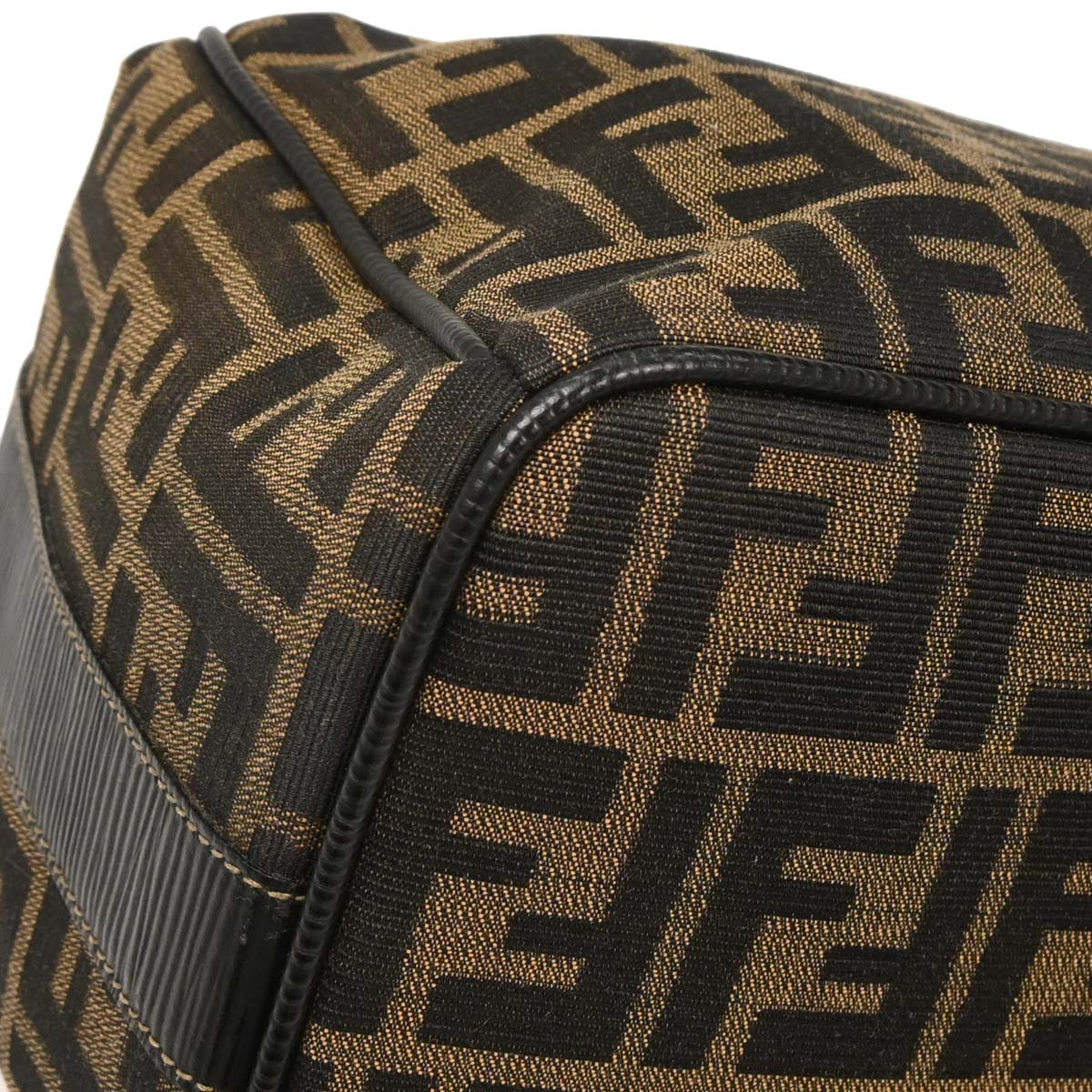 Fendi Brown Canvas Zucca Handbag