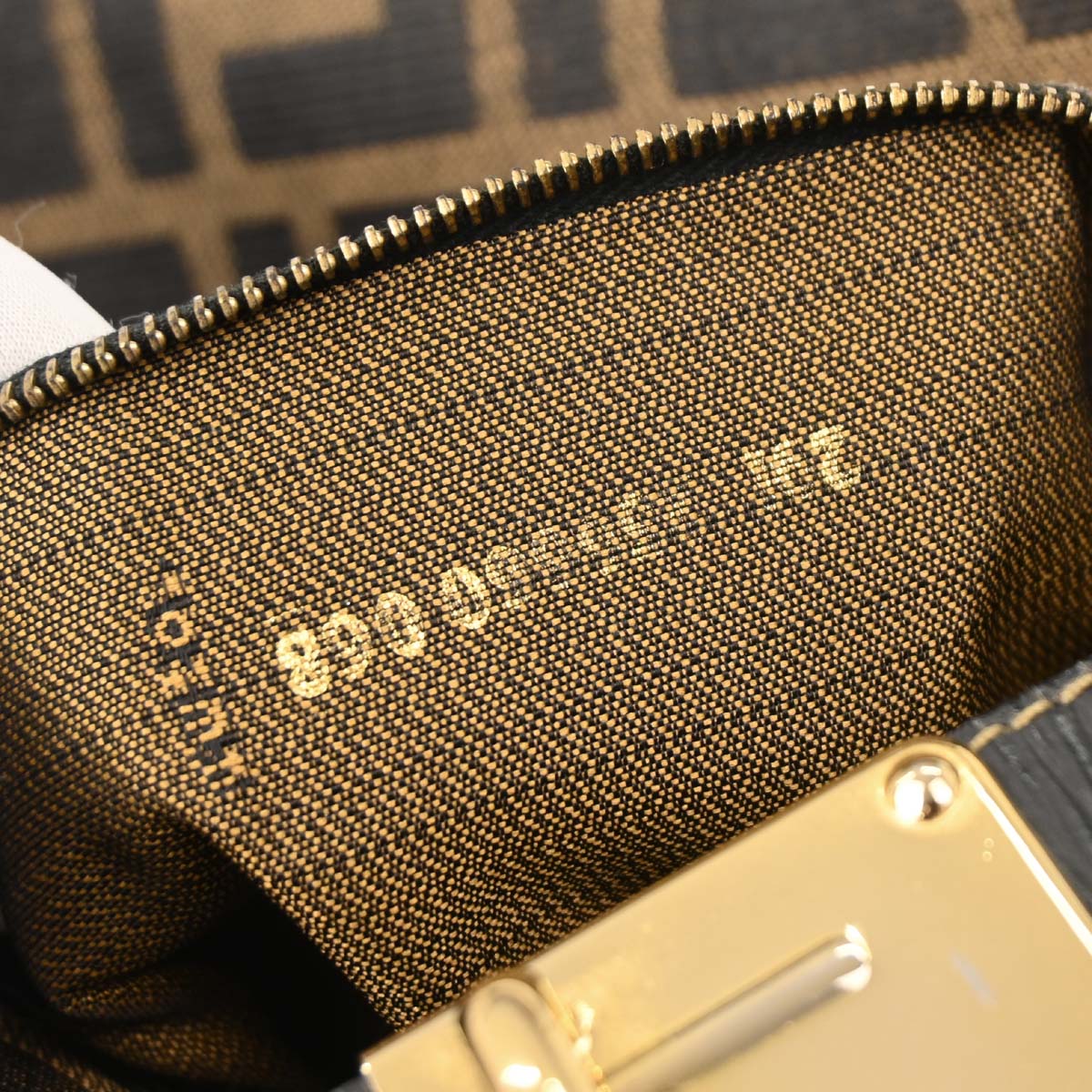 Fendi Brown Canvas Zucca Handbag