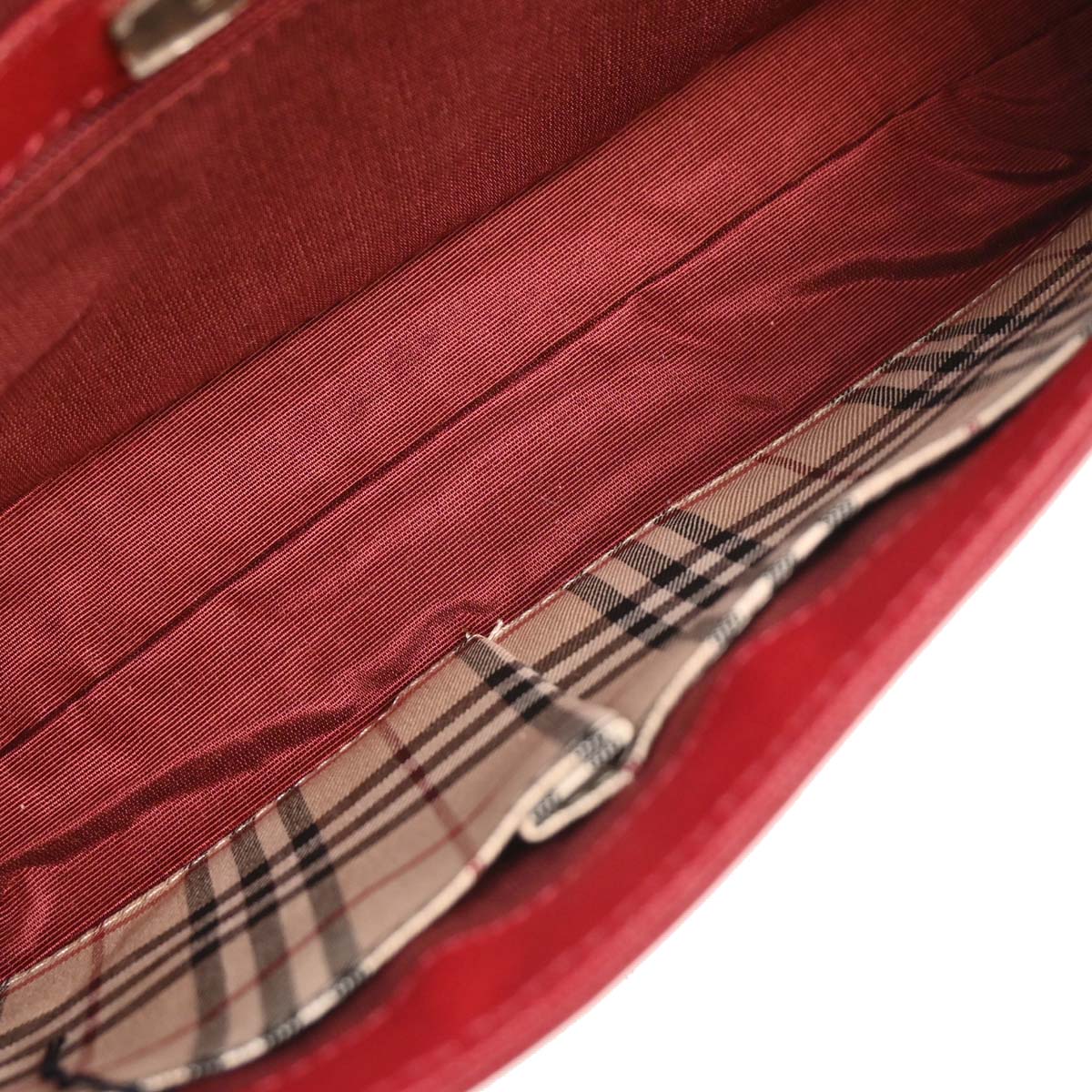 Burberry Red Leather Handbag