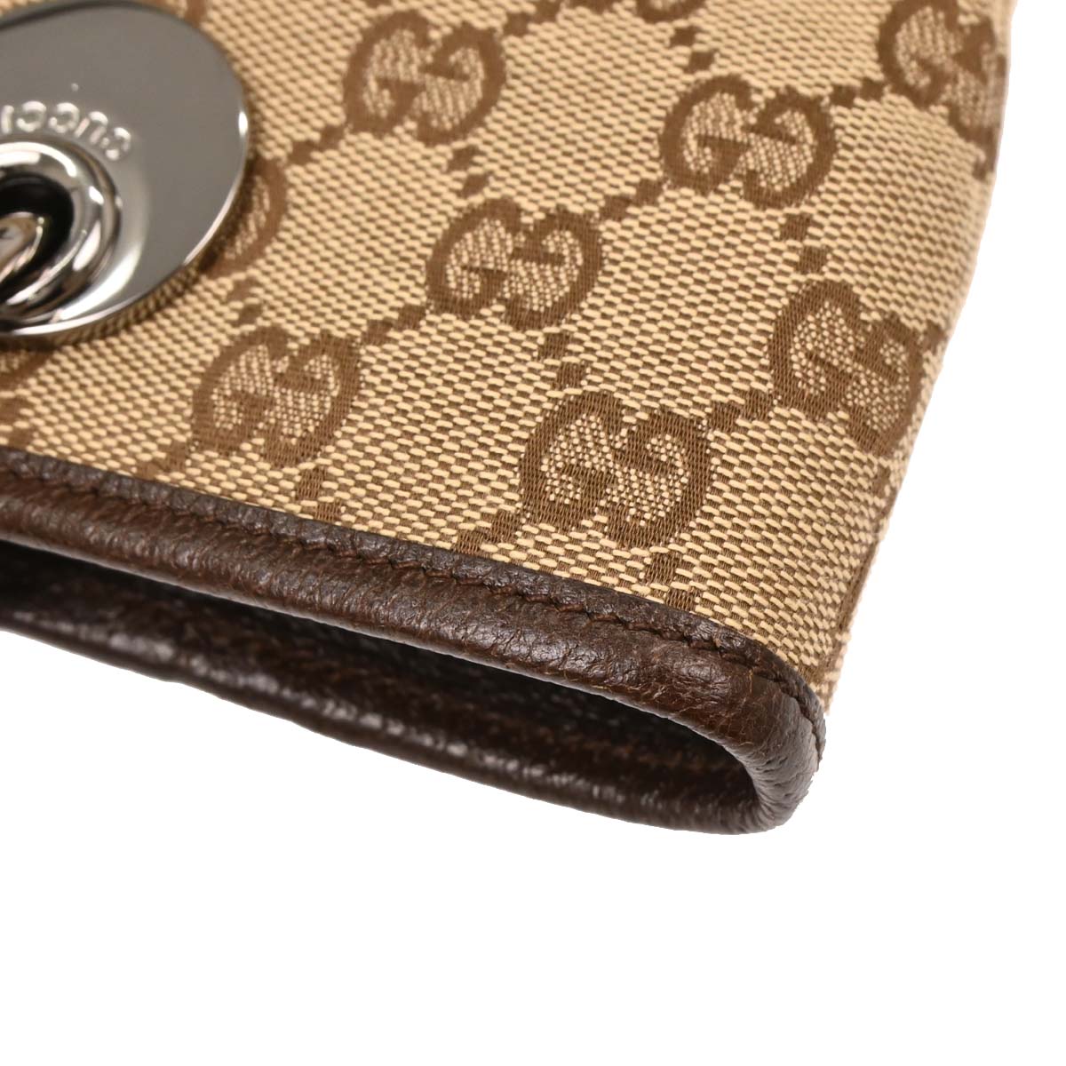 Gucci Beige Canvas GG Tote Handbag